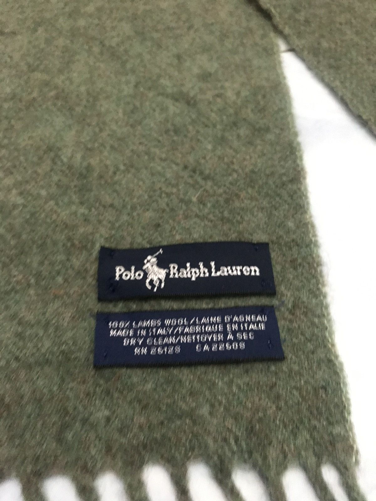 Other × Polo Ralph Lauren × Vintage Polo Ralph Lauren Muffler Scarf Size ONE SIZE - 6 Thumbnail