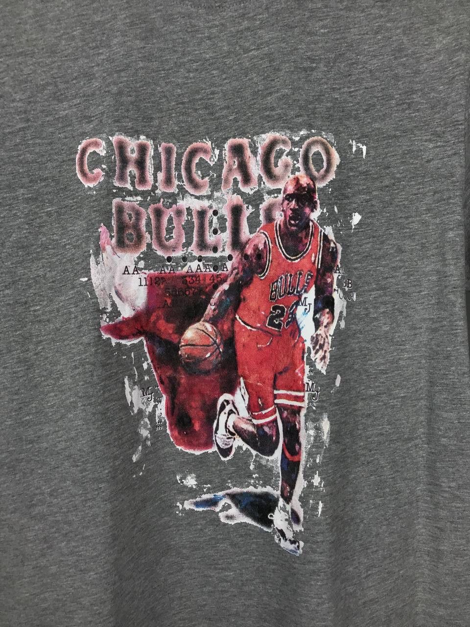 NBA Chicago Bulls Jordan vintage streetwear tee Size US M / EU 48-50 / 2 - 3 Thumbnail