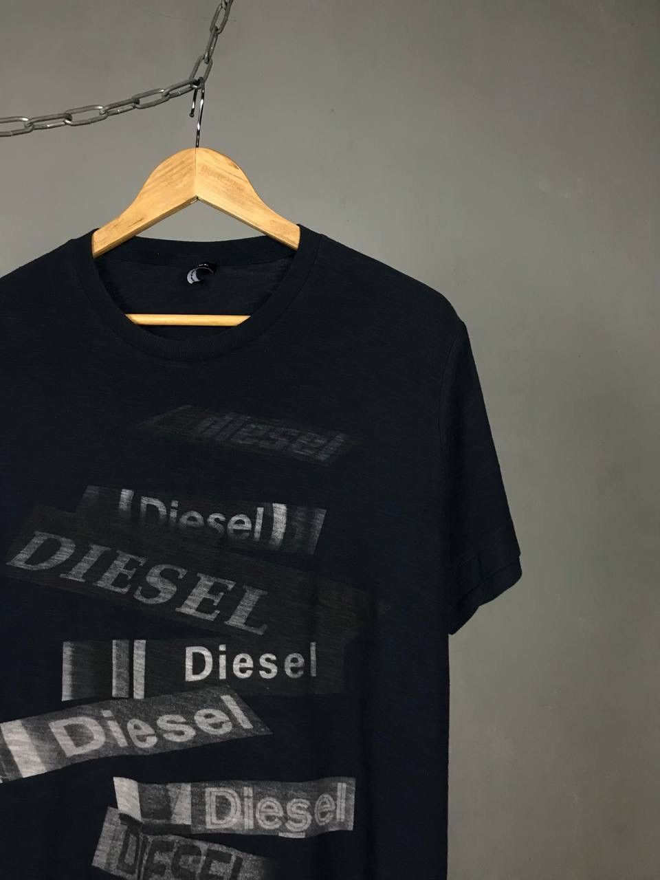 Diesel Diesel luxury streetwear overprinted tee Size US L / EU 52-54 / 3 - 2 Thumbnail