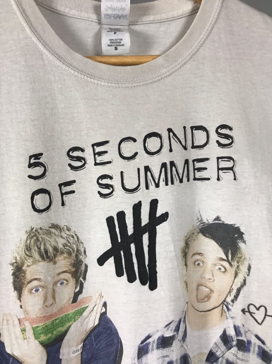 Band Tees × Vintage 5 Seconds Of Summer Vintage Band Tee Size US S / EU 44-46 / 1 - 3 Thumbnail