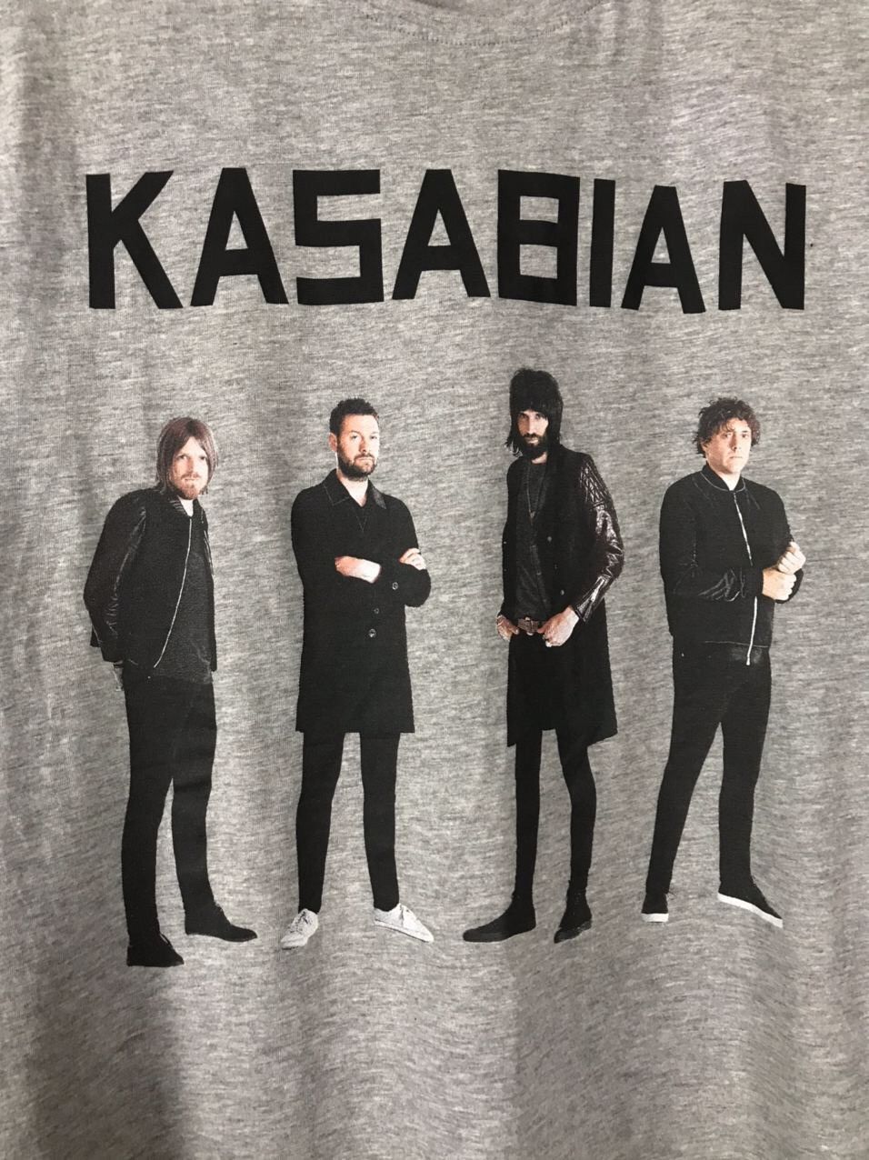 Band Tees × Vintage Kasabian Vintage Rock Band Gray Tee Size US L / EU 52-54 / 3 - 4 Thumbnail