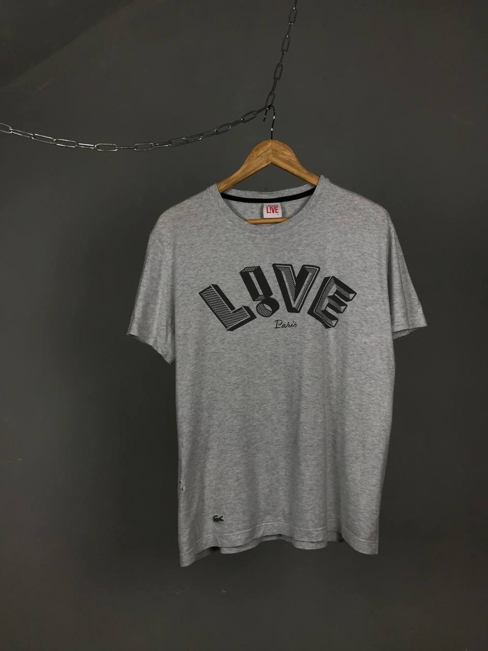 Lacoste Lacoste Live luxury streetwear center logo tee Size US L / EU 52-54 / 3 - 1 Thumbnail