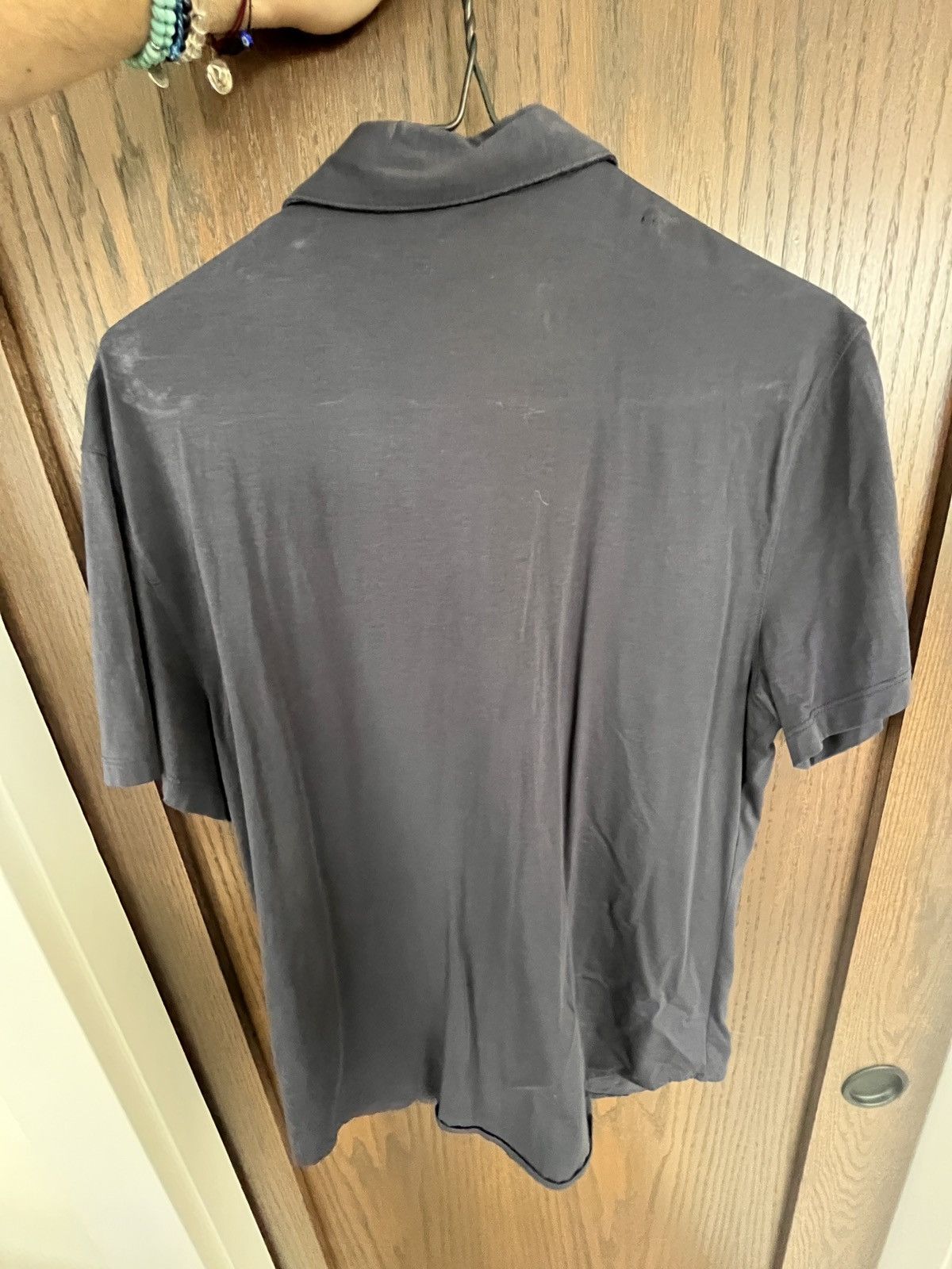 John Varvatos John varvatos knit short sleeve button down shirt Size US M / EU 48-50 / 2 - 3 Thumbnail