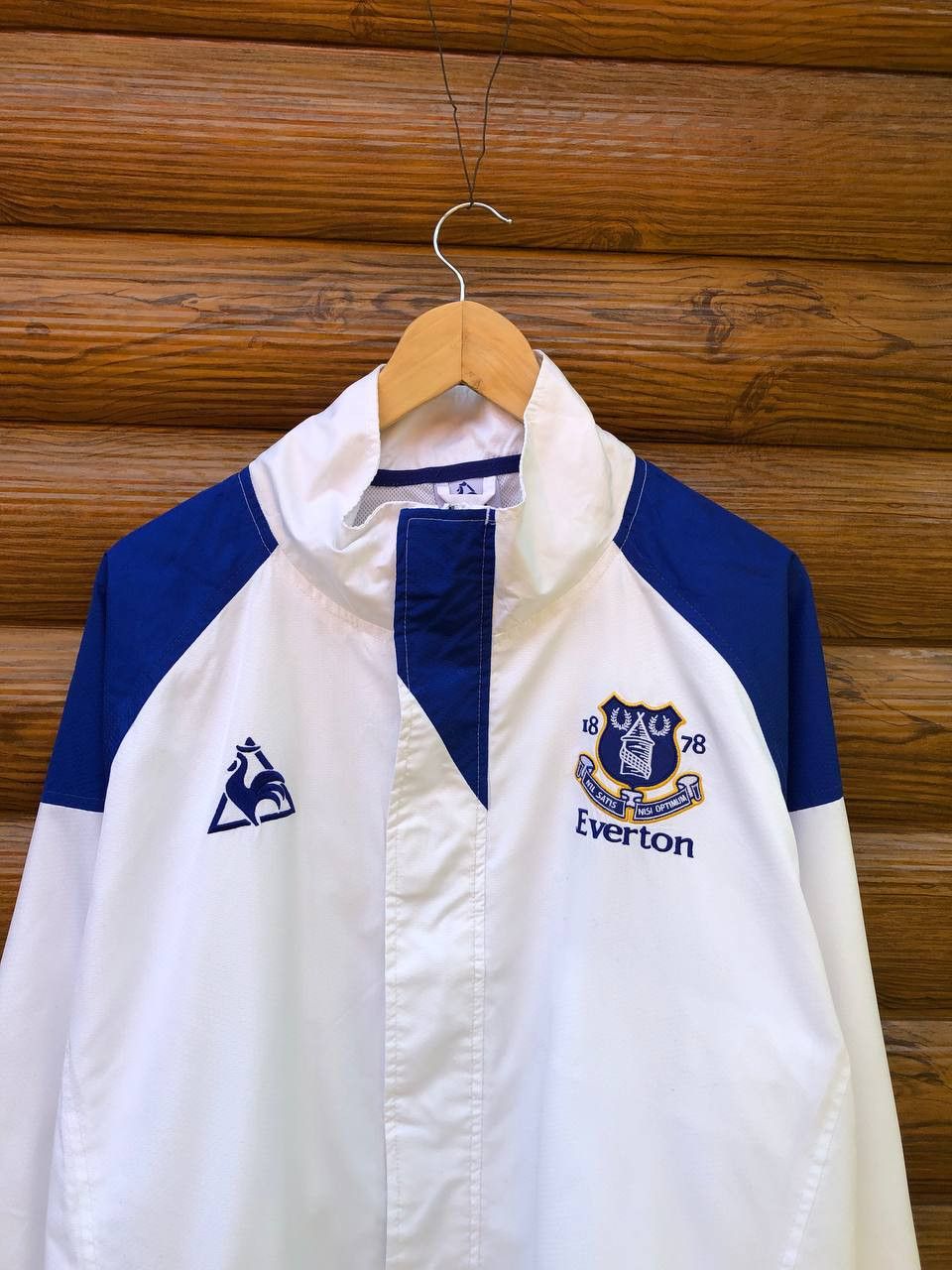 Le Coq Sportif Everton England The Blues Soccer Jacket Full Zip Mens Size US XL / EU 56 / 4 - 2 Thumbnail
