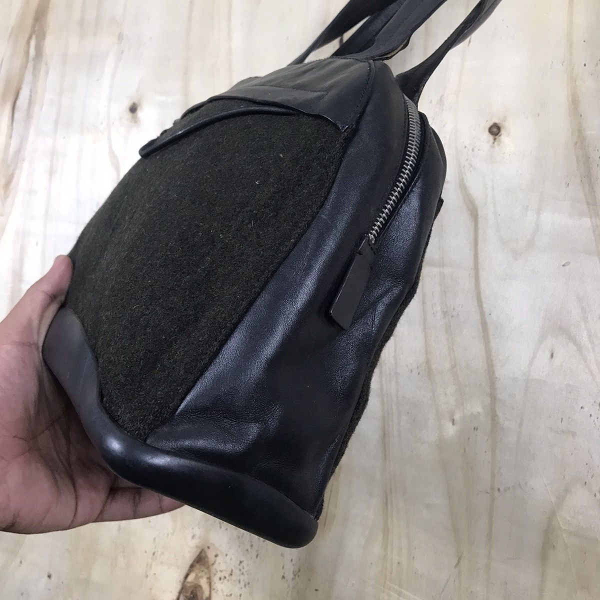Prada Vintage Prada Dome Wool Handbag Size ONE SIZE - 3 Thumbnail