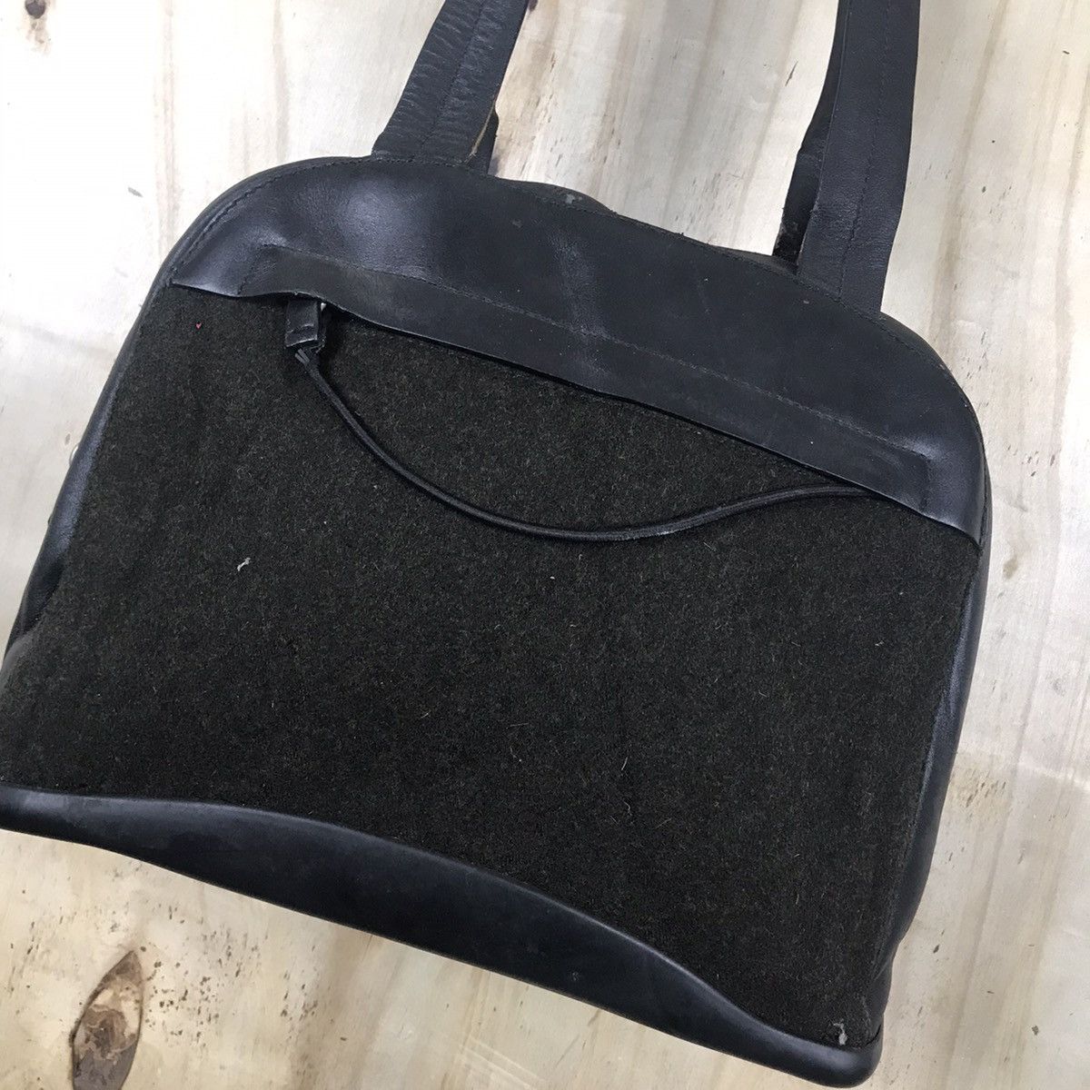 Prada Vintage Prada Dome Wool Handbag Size ONE SIZE - 2 Thumbnail