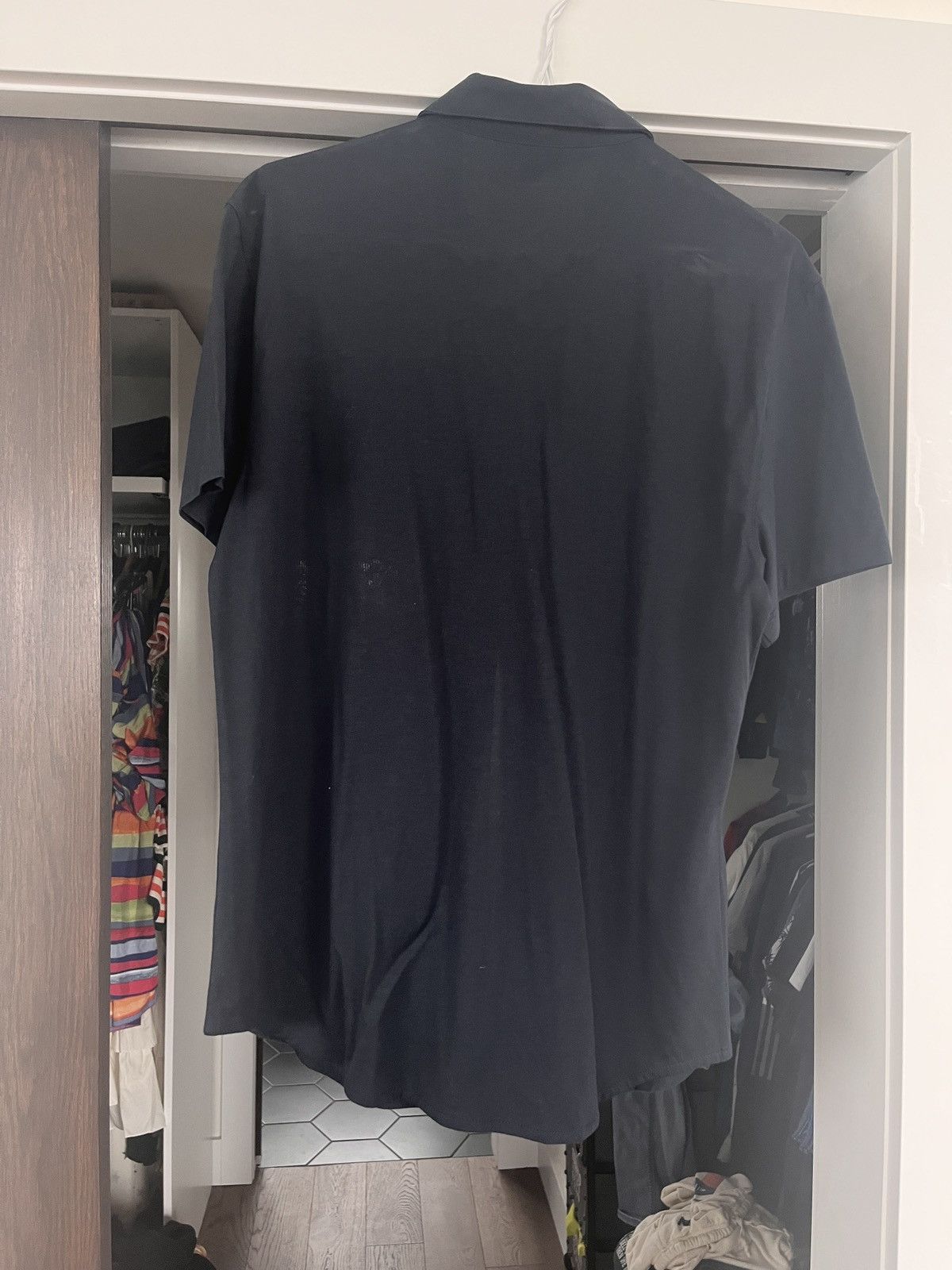 John Varvatos John varvatos knit short sleeve button down shirt Size US M / EU 48-50 / 2 - 3 Thumbnail