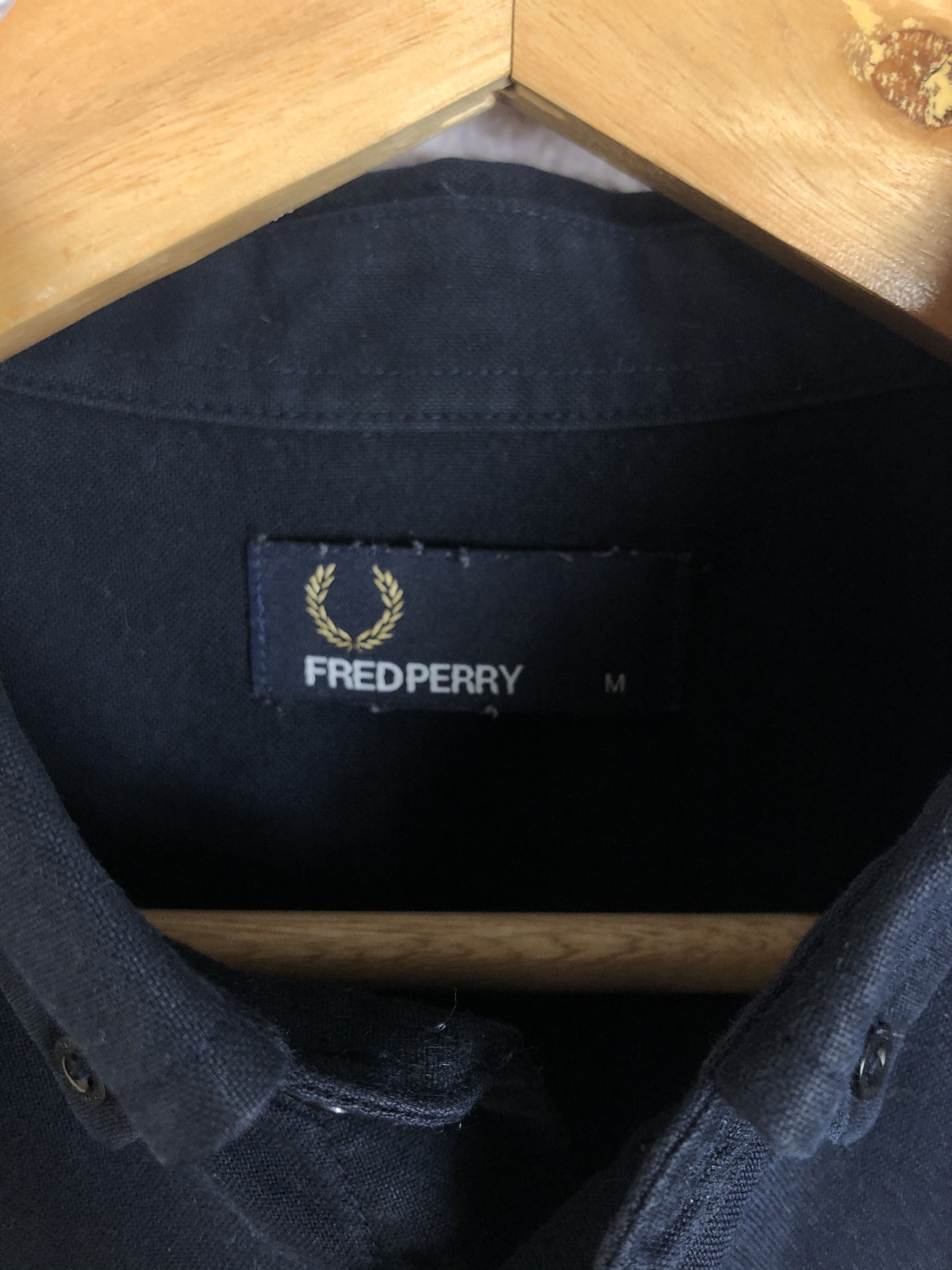 Fred Perry Vintage Fred Perry Black Shirt Longsleeve Size US M / EU 48-50 / 2 - 6 Thumbnail