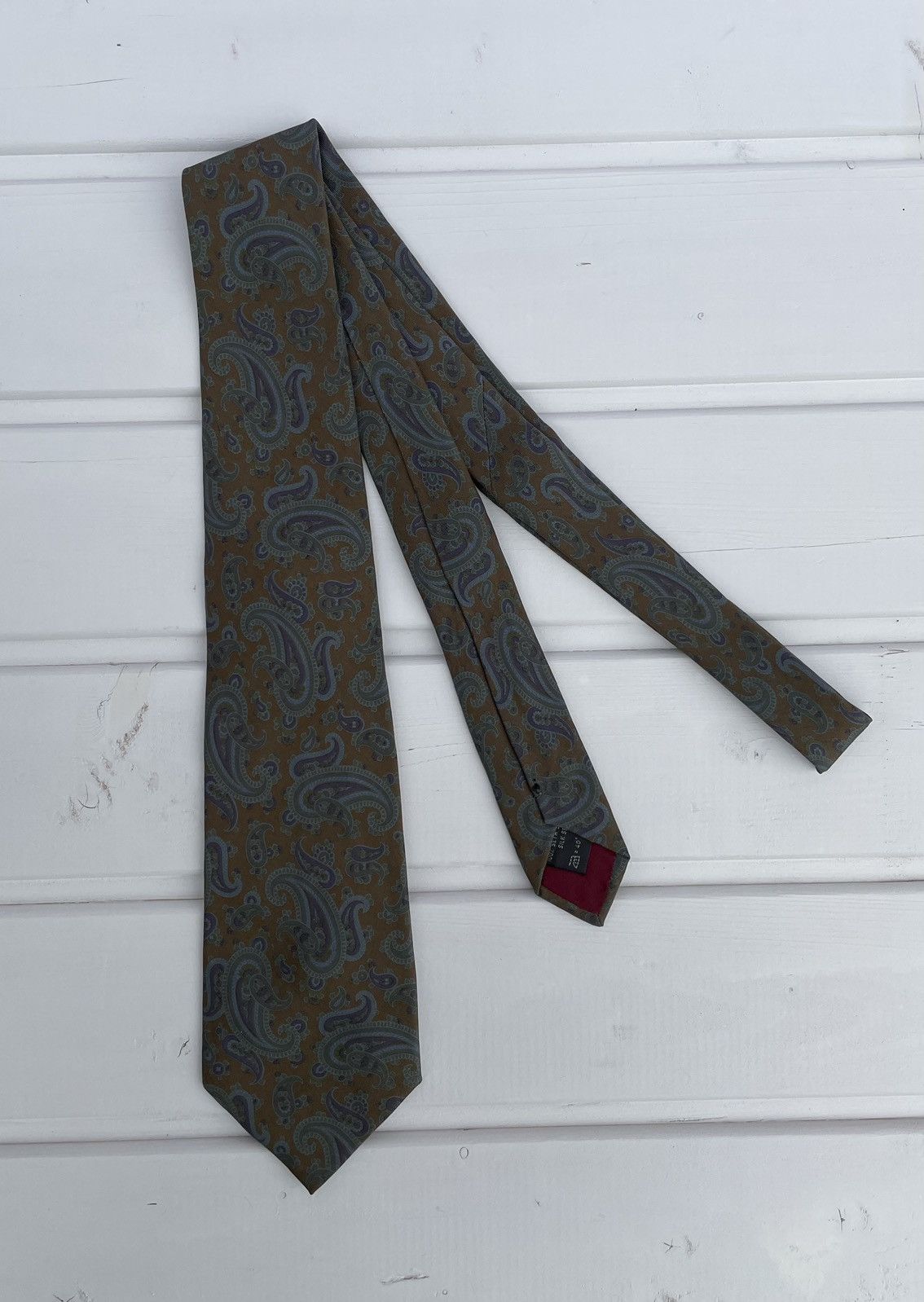 zegna burgundy tie