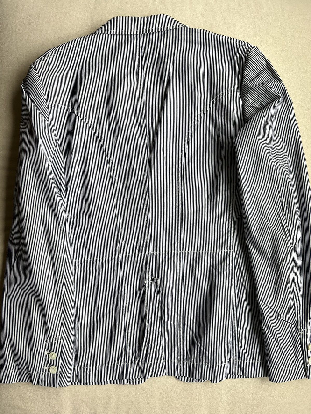 Comme des Garcons Rare Junya Watanabe x CDG Pinstriped Seersucker Blazer Size 36R - 4 Thumbnail