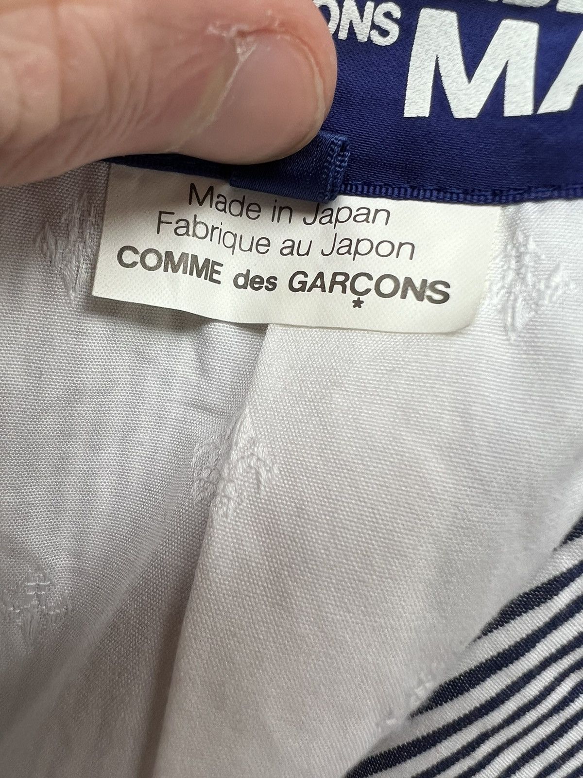Comme des Garcons Rare Junya Watanabe x CDG Pinstriped Seersucker Blazer Size 36R - 8 Thumbnail