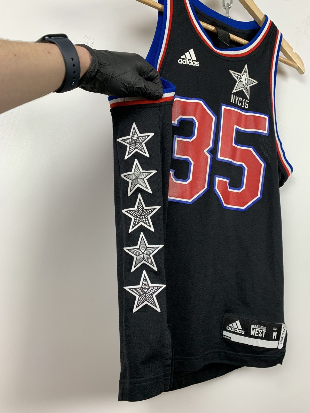 Adidas 2015 Adidas All Star West Game #35 Kevin Durant NBA Jersey Size US M / EU 48-50 / 2 - 4 Thumbnail