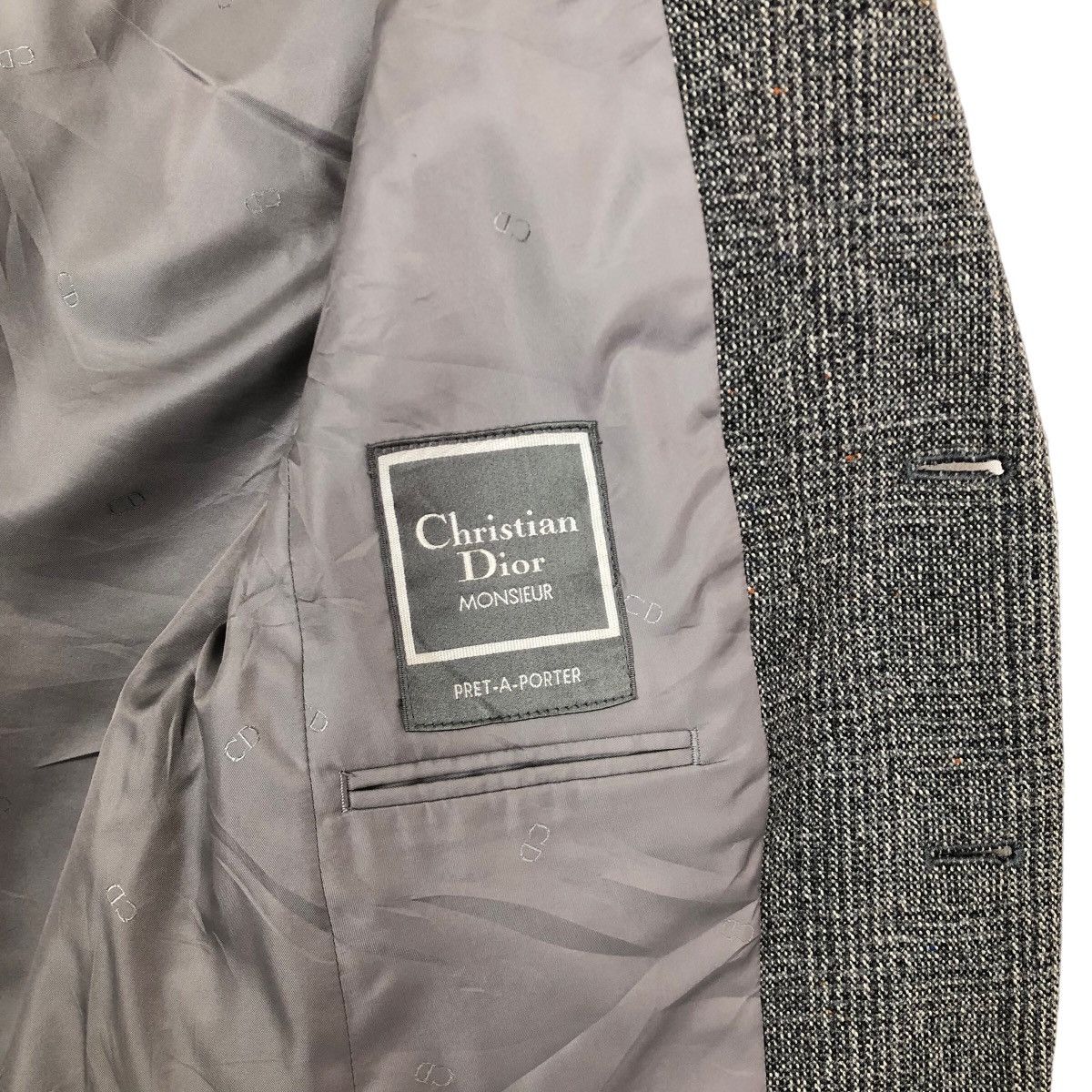 Christian Dior Monsieur Vintage Christian Dior Monsieur Pret-A-Porter Wool Coat Size 38R - 8 Thumbnail