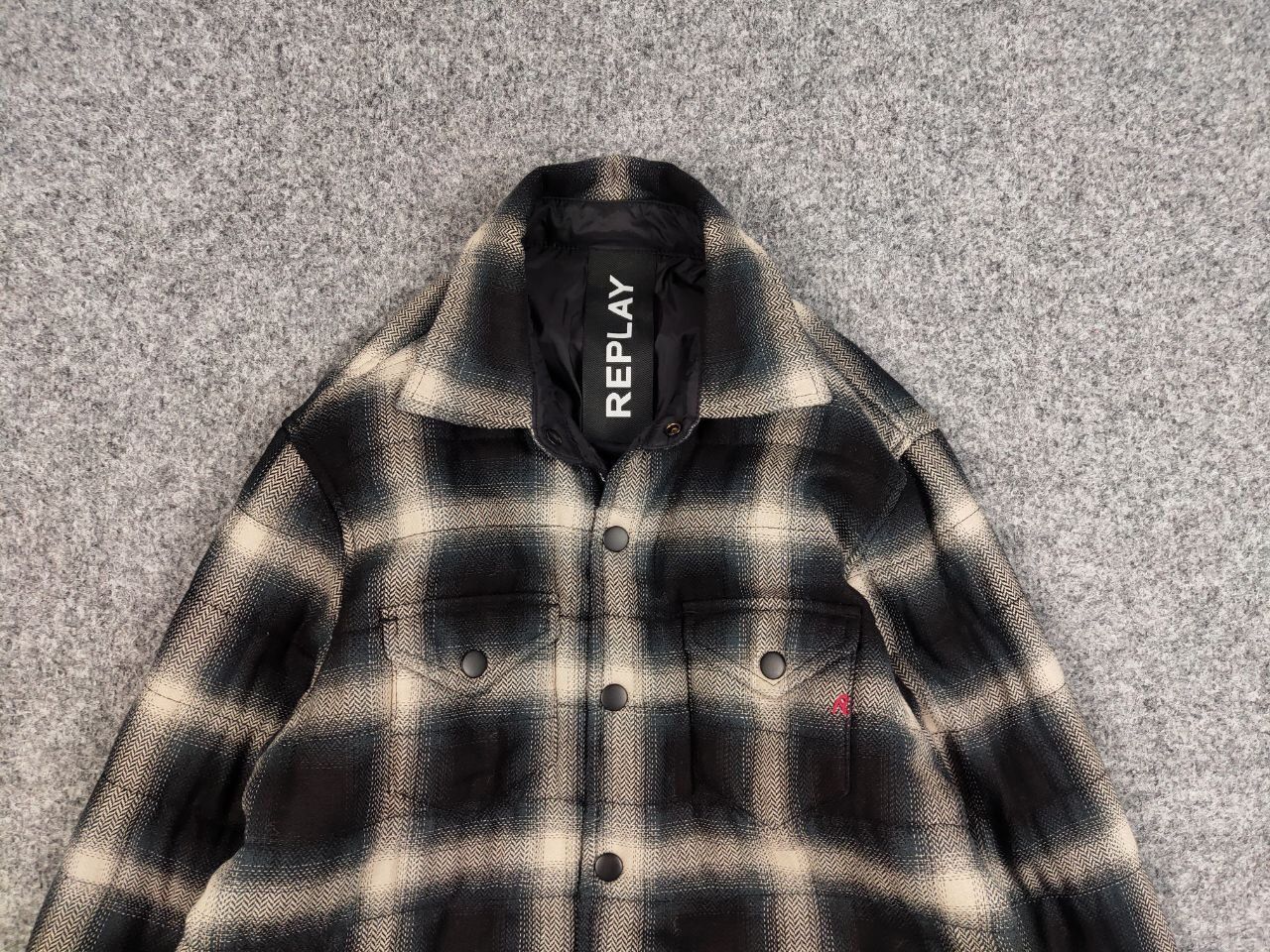 Replay Replay Japan Checkered Overshirt Light Flannel Jacket Size US S / EU 44-46 / 1 - 8 Thumbnail