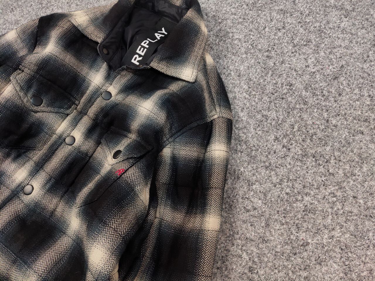 Replay Replay Japan Checkered Overshirt Light Flannel Jacket Size US S / EU 44-46 / 1 - 4 Thumbnail