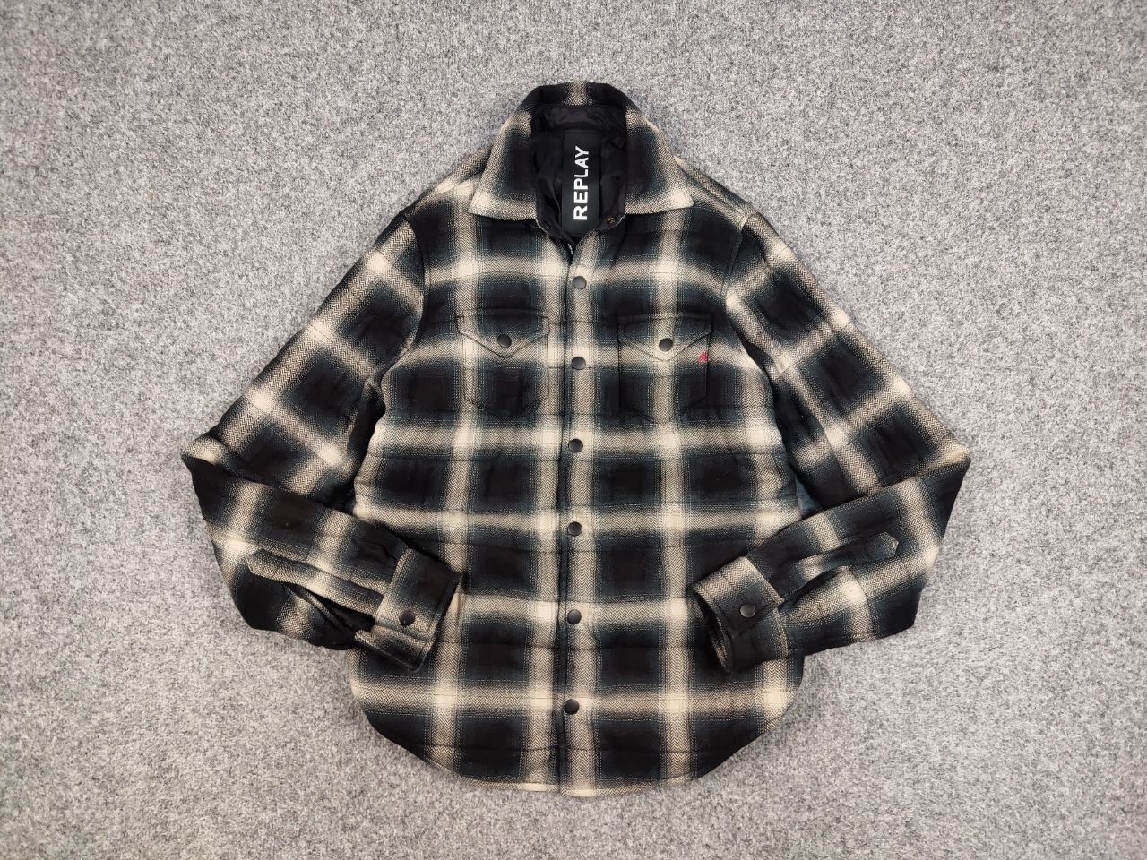 Replay Replay Japan Checkered Overshirt Light Flannel Jacket Size US S / EU 44-46 / 1 - 13 Thumbnail