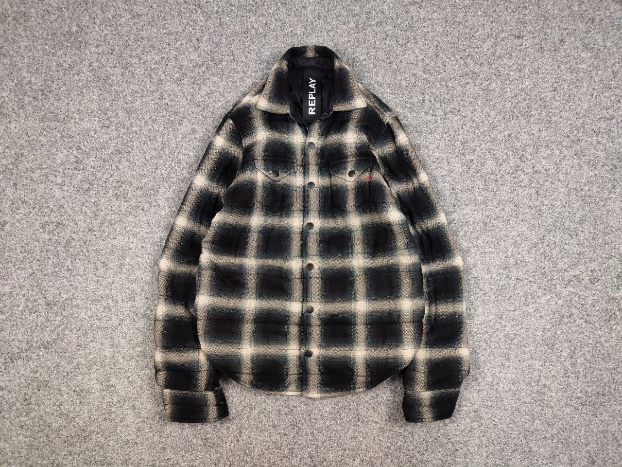 Replay Replay Japan Checkered Overshirt Light Flannel Jacket Size US S / EU 44-46 / 1 - 1 Thumbnail