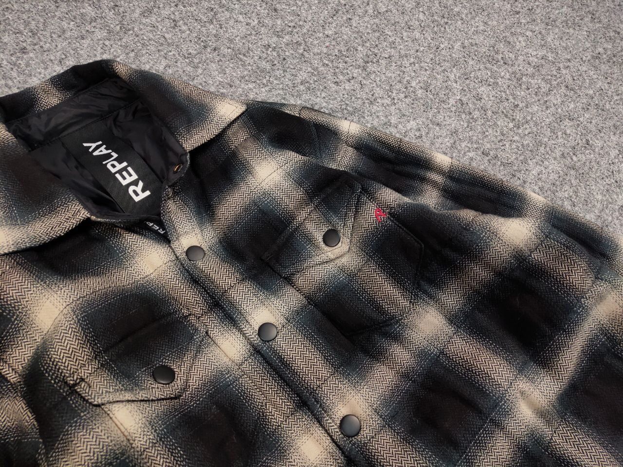 Replay Replay Japan Checkered Overshirt Light Flannel Jacket Size US S / EU 44-46 / 1 - 12 Thumbnail