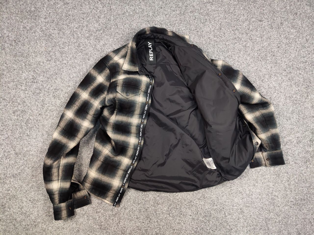 Replay Replay Japan Checkered Overshirt Light Flannel Jacket Size US S / EU 44-46 / 1 - 19 Thumbnail