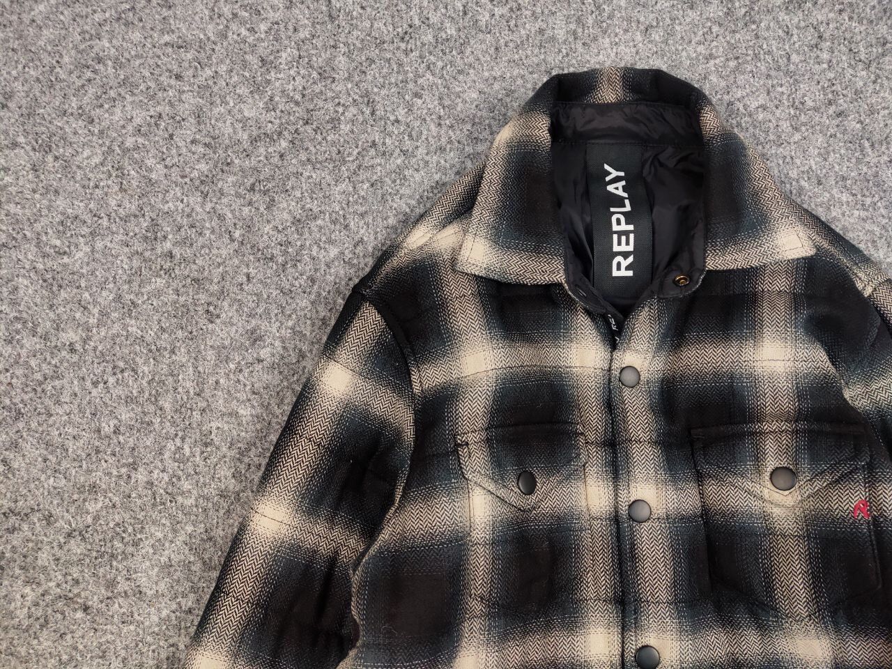 Replay Replay Japan Checkered Overshirt Light Flannel Jacket Size US S / EU 44-46 / 1 - 11 Thumbnail