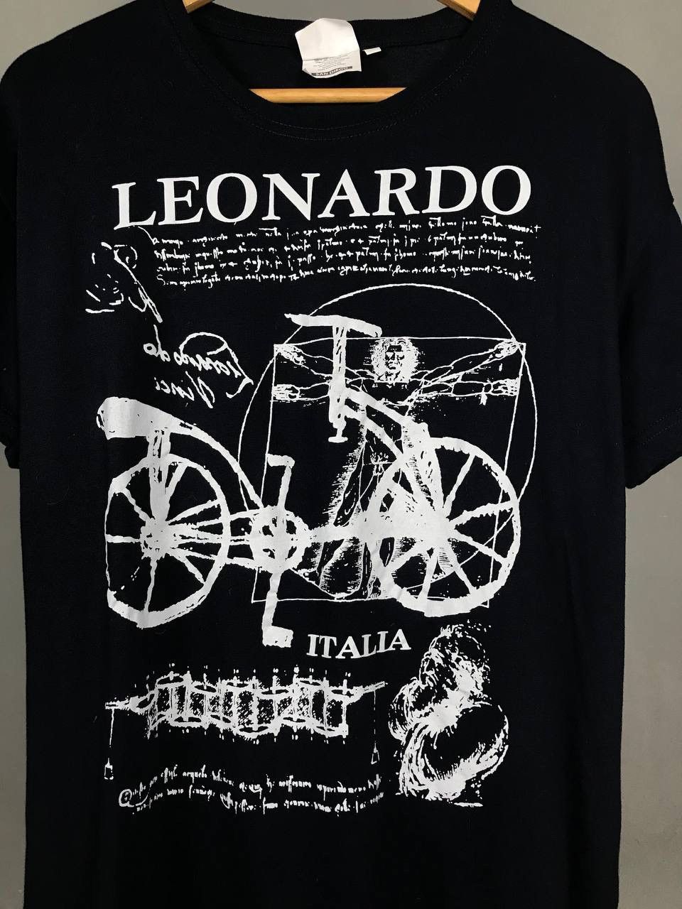 Vintage Leonardo da Vinci vintage art tee Size US L / EU 52-54 / 3 - 3 Thumbnail