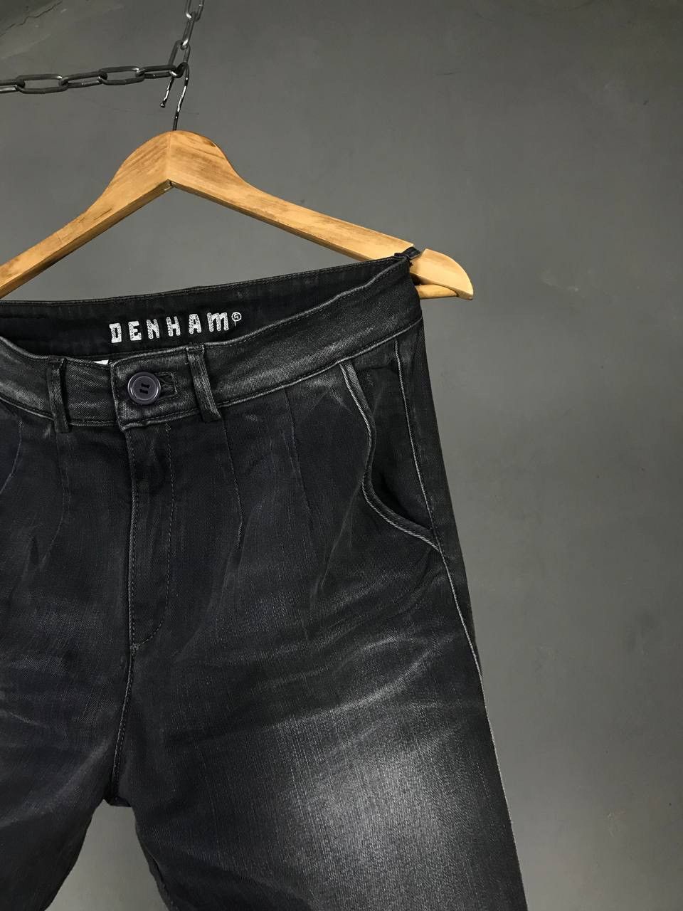 DENHAM × Designer Denham luxury street fashion designer gray jeans Size US 28 / EU 44 - 2 Thumbnail