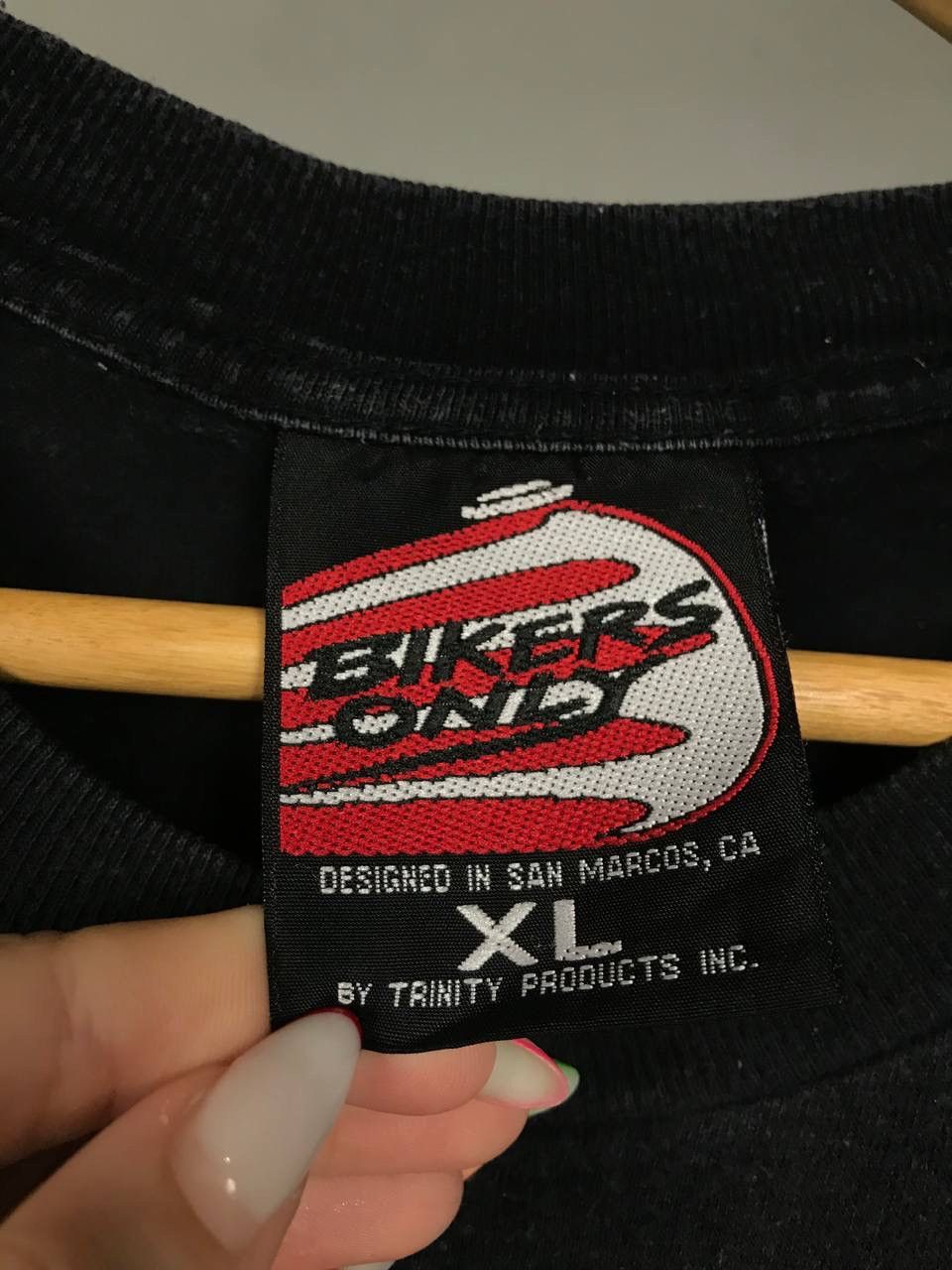 Band Tees Bikers Only 1990 vintage rock tee Size US XL / EU 56 / 4 - 5 Thumbnail