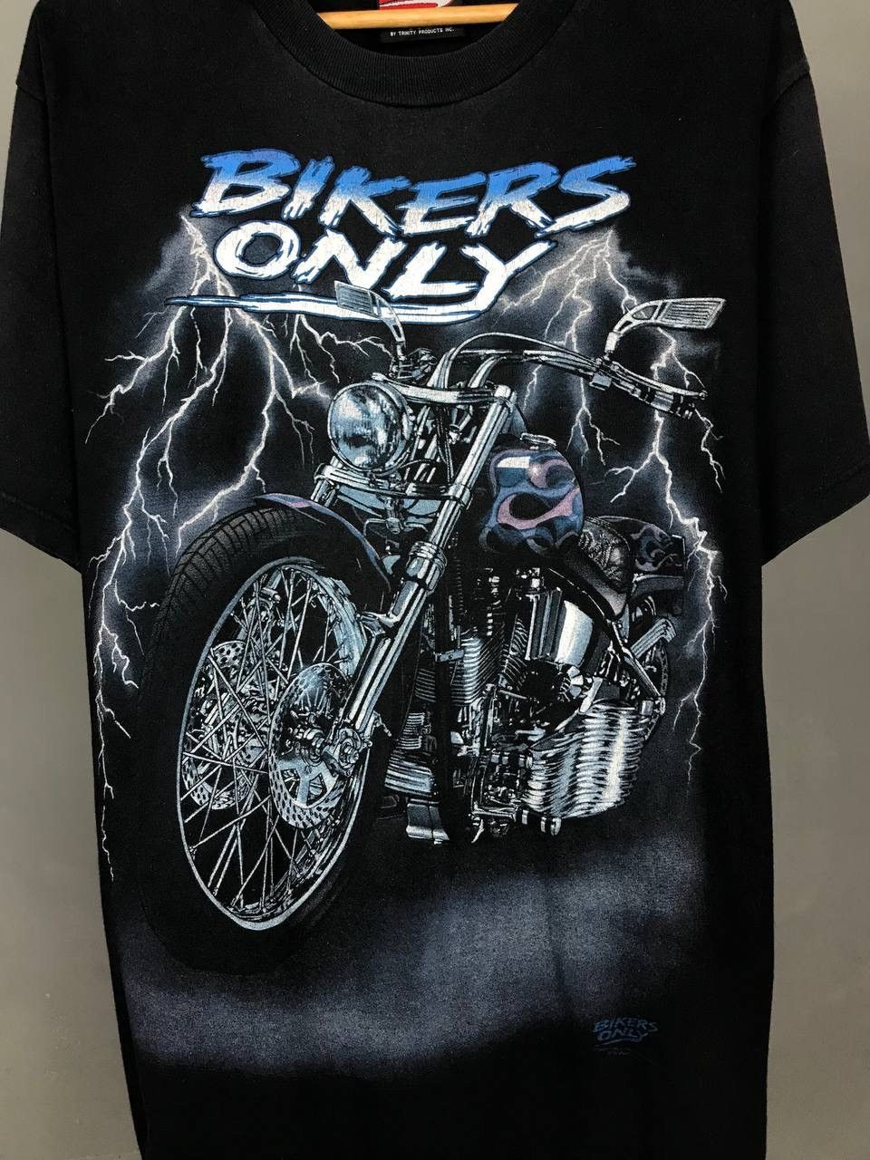 Band Tees Bikers Only 1990 vintage rock tee Size US XL / EU 56 / 4 - 3 Thumbnail