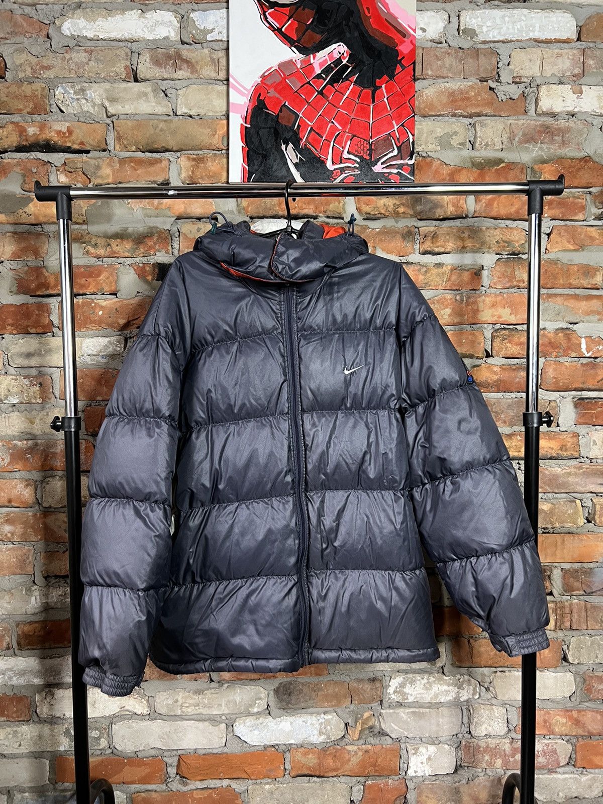 Nike Puffer Down Jaket Vintage 90s Nike INC Oregon USA 1999 Size US M / EU 48-50 / 2 - 1 Thumbnail