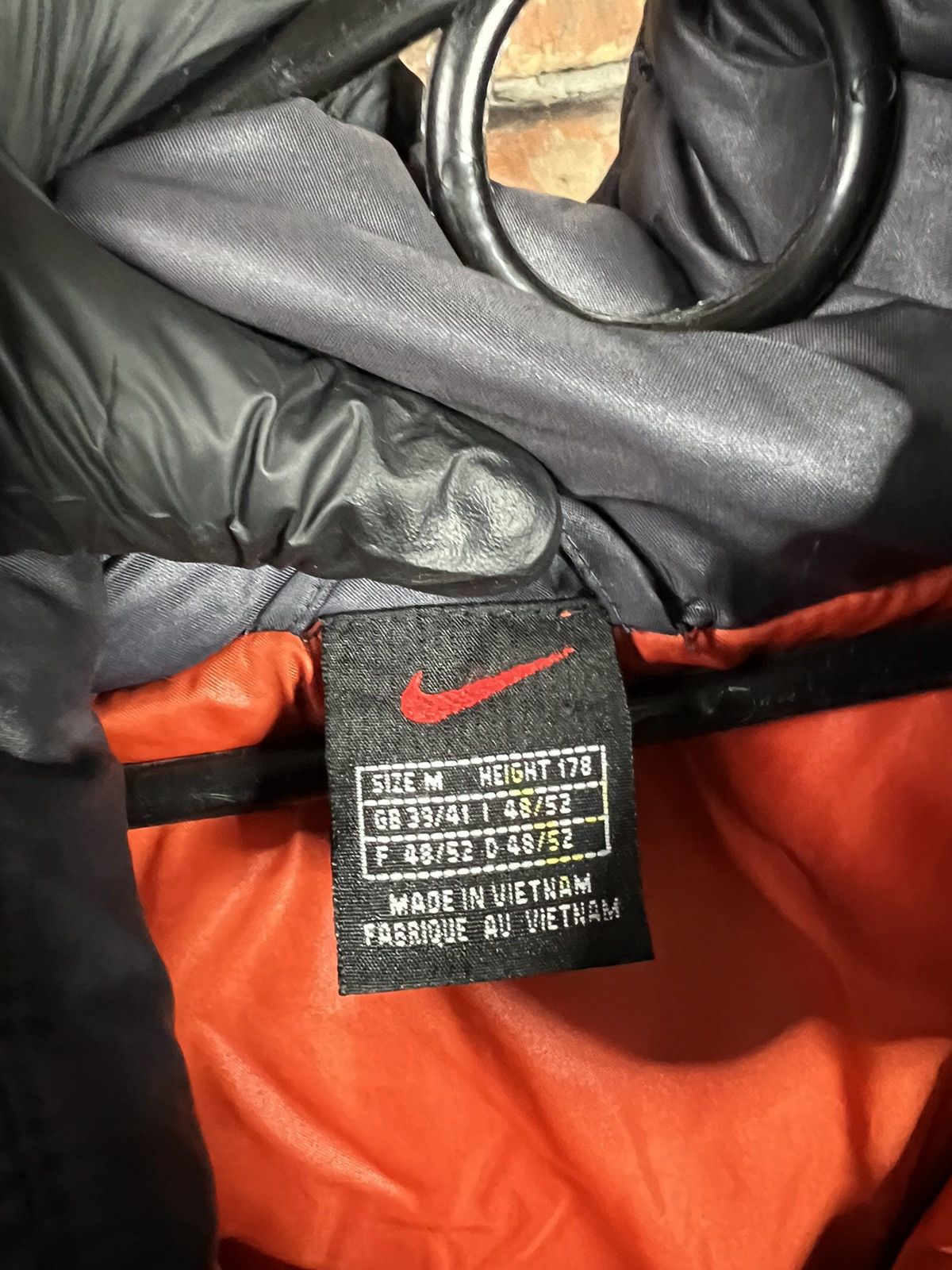 Nike Puffer Down Jaket Vintage 90s Nike INC Oregon USA 1999 Size US M / EU 48-50 / 2 - 10 Thumbnail