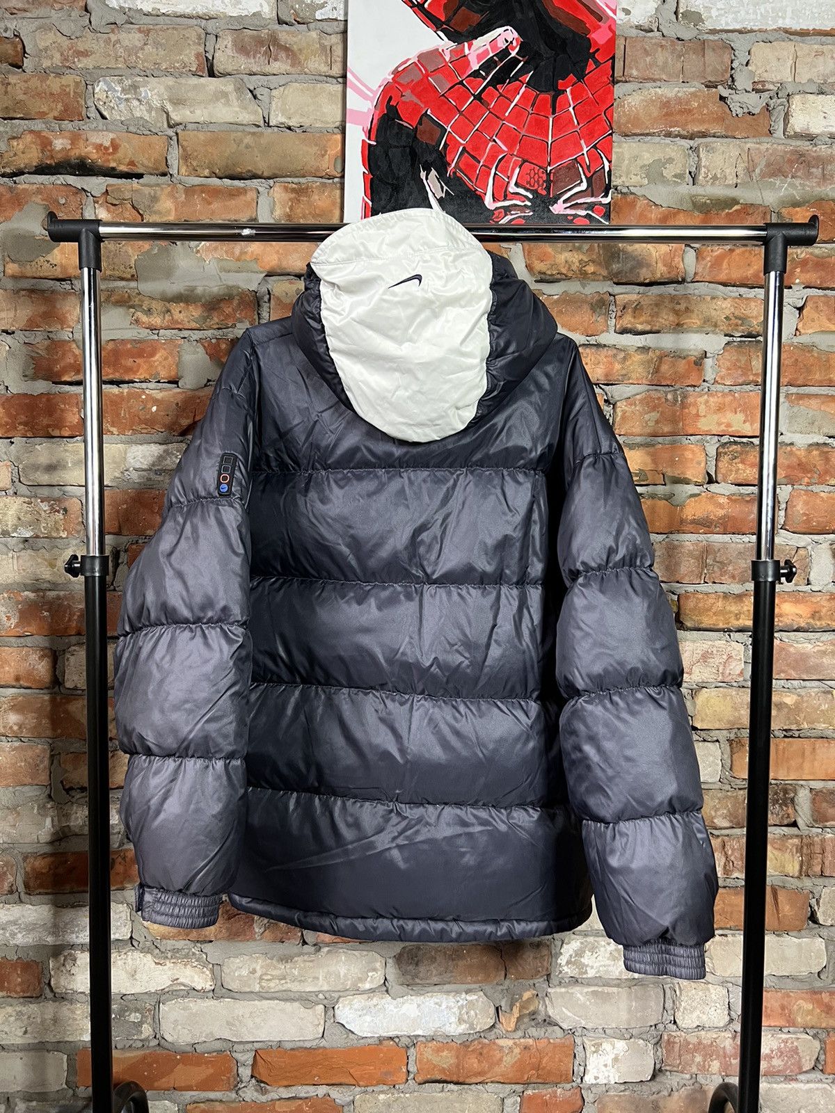 Nike Puffer Down Jaket Vintage 90s Nike INC Oregon USA 1999 Size US M / EU 48-50 / 2 - 2 Thumbnail