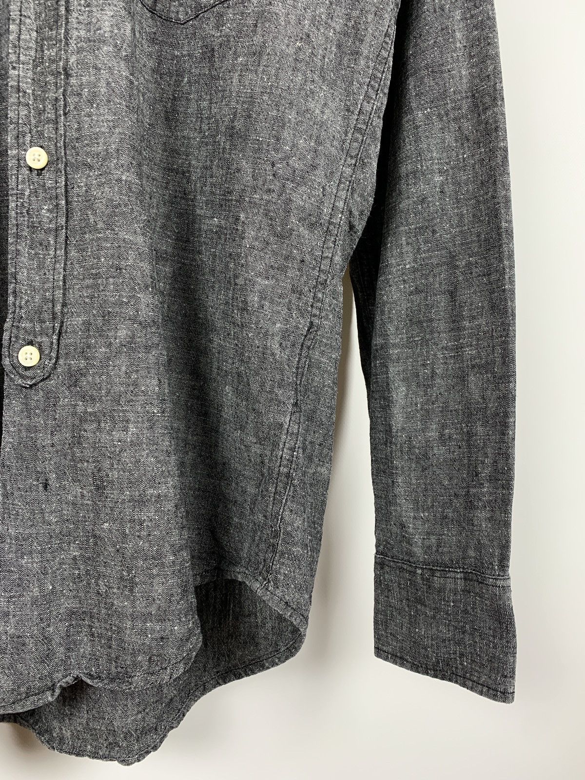 Our Legacy Our Legacy 1940’s Chambray Hemp Button Up Long Sleeve Shirt Size US S / EU 44-46 / 1 - 10 Thumbnail
