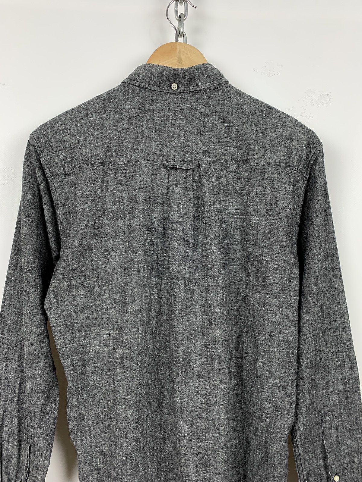 Our Legacy Our Legacy 1940’s Chambray Hemp Button Up Long Sleeve Shirt Size US S / EU 44-46 / 1 - 11 Thumbnail