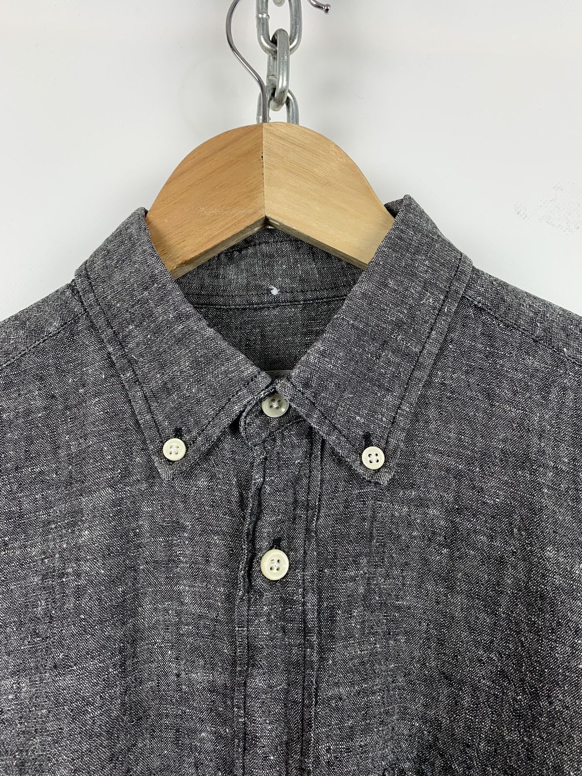 Our Legacy Our Legacy 1940’s Chambray Hemp Button Up Long Sleeve Shirt Size US S / EU 44-46 / 1 - 8 Thumbnail