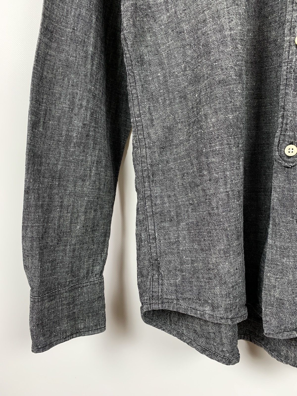 Our Legacy Our Legacy 1940’s Chambray Hemp Button Up Long Sleeve Shirt Size US S / EU 44-46 / 1 - 9 Thumbnail