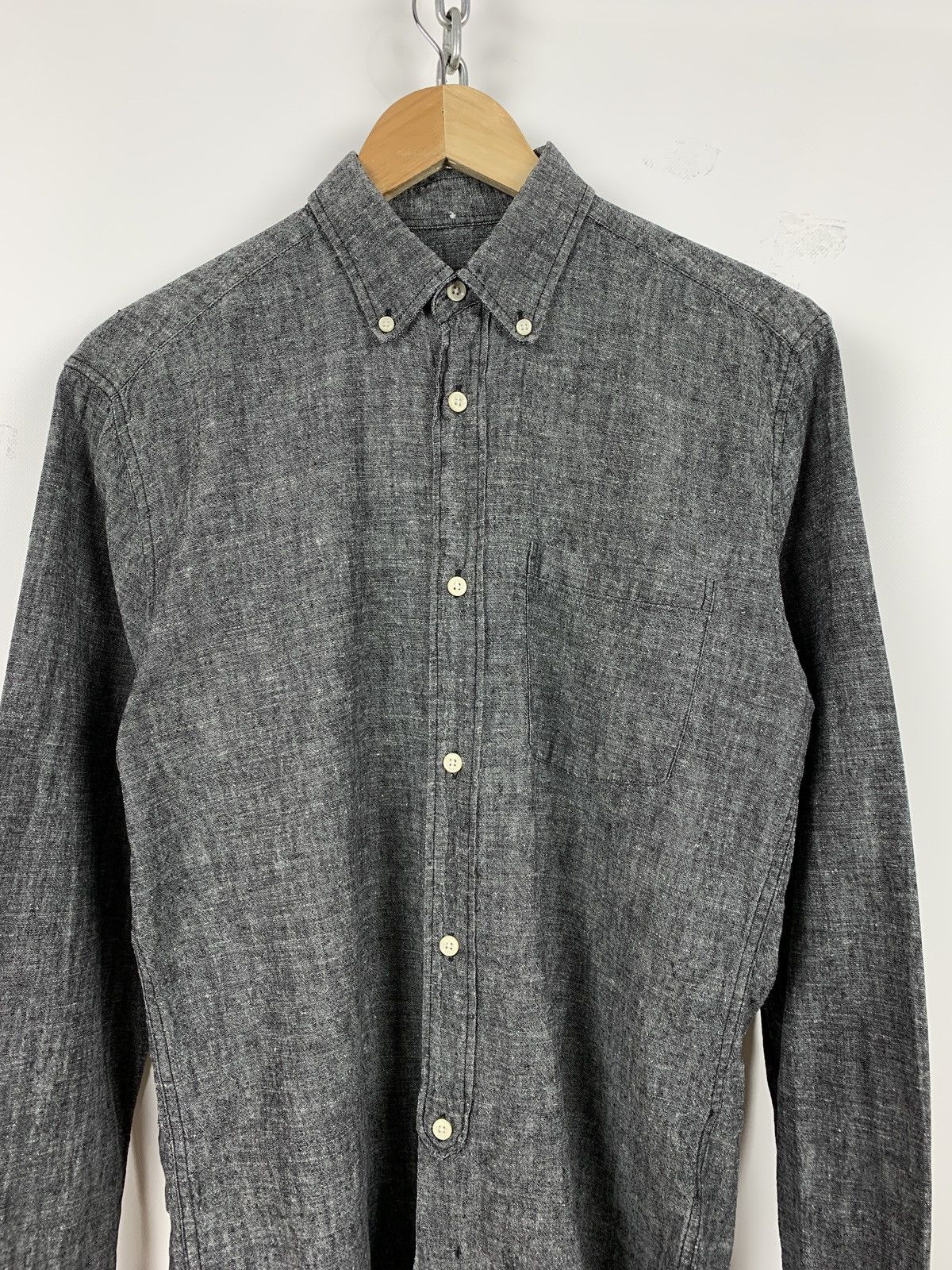 Our Legacy Our Legacy 1940’s Chambray Hemp Button Up Long Sleeve Shirt Size US S / EU 44-46 / 1 - 3 Thumbnail