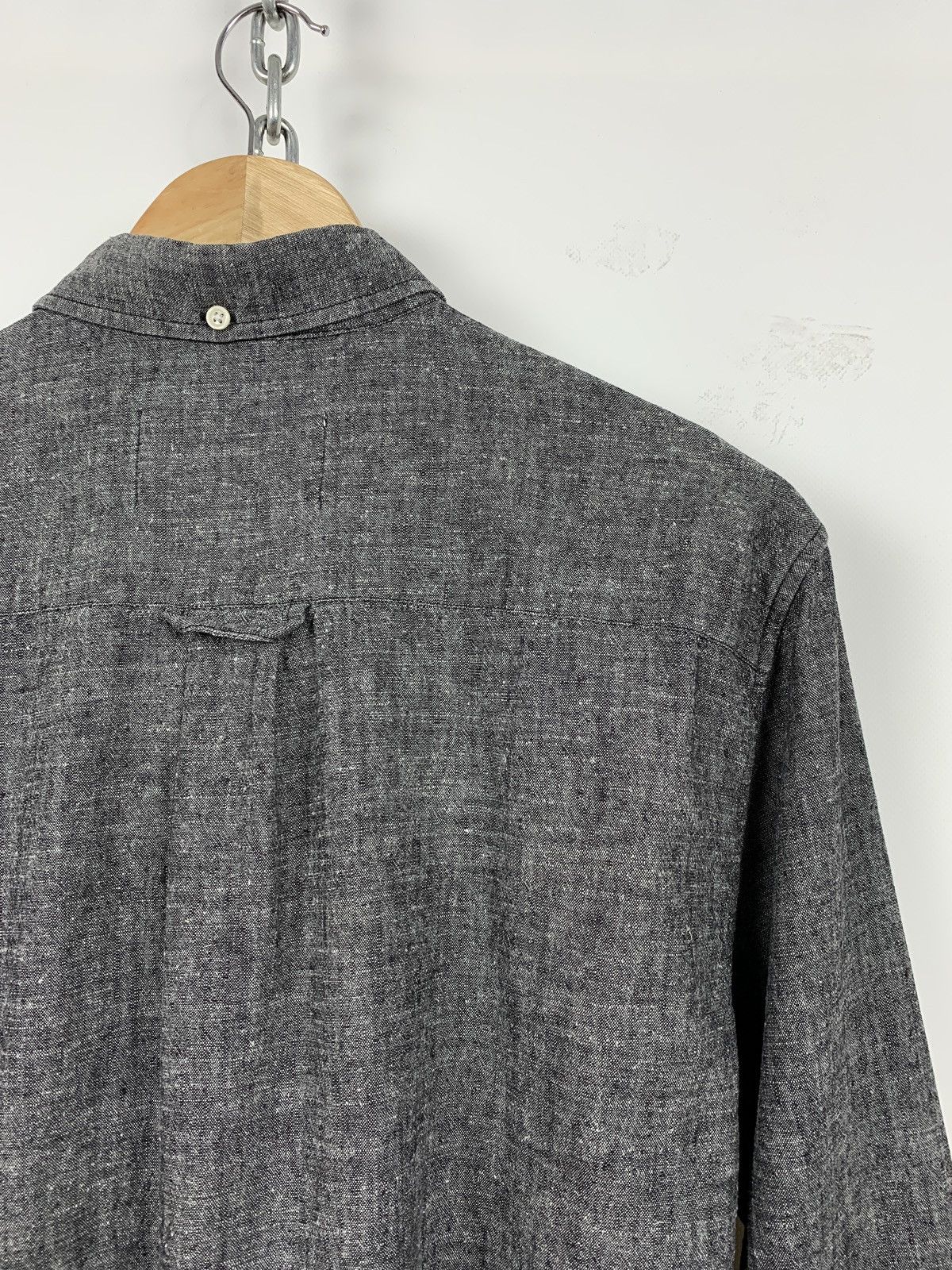 Our Legacy Our Legacy 1940’s Chambray Hemp Button Up Long Sleeve Shirt Size US S / EU 44-46 / 1 - 12 Thumbnail