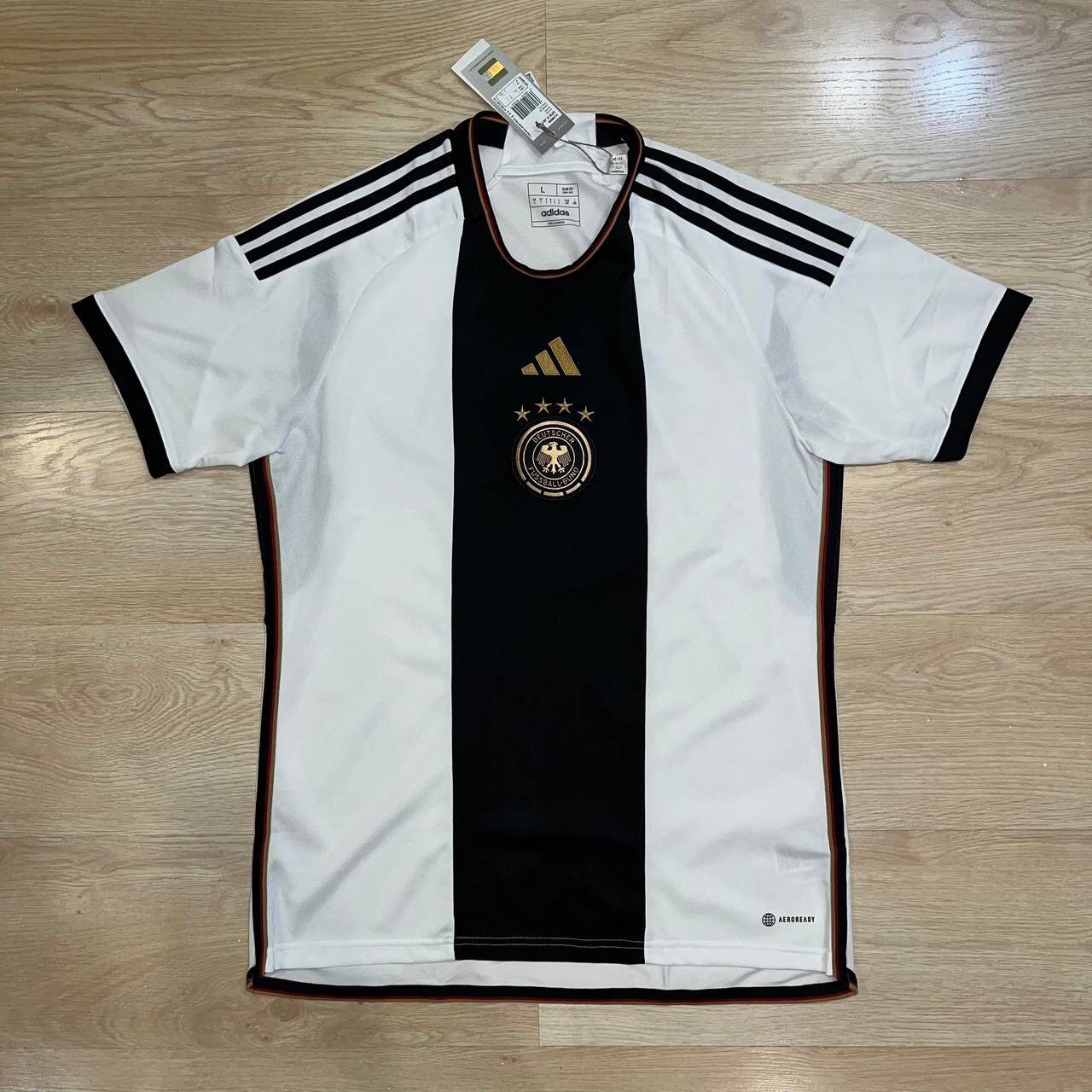 NWT GERMANY ADIDAS 2022 WORLD CIP FOOTBALL HOME JERSEY