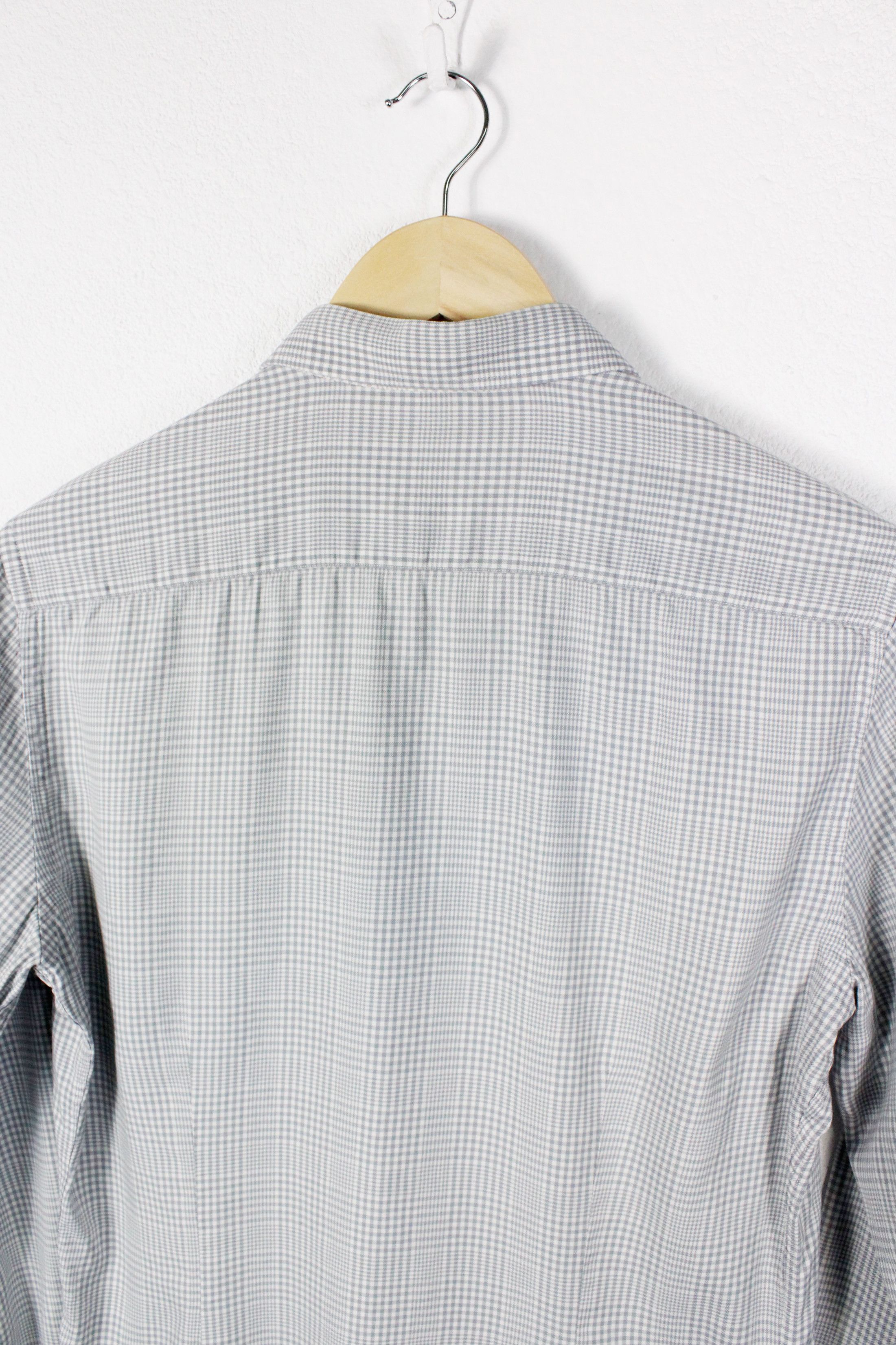 Flannel × Gucci Gucci Gray Check Sleeve Logo RUNWAY Flannel Formal Shirt Size US M / EU 48-50 / 2 - 7 Thumbnail
