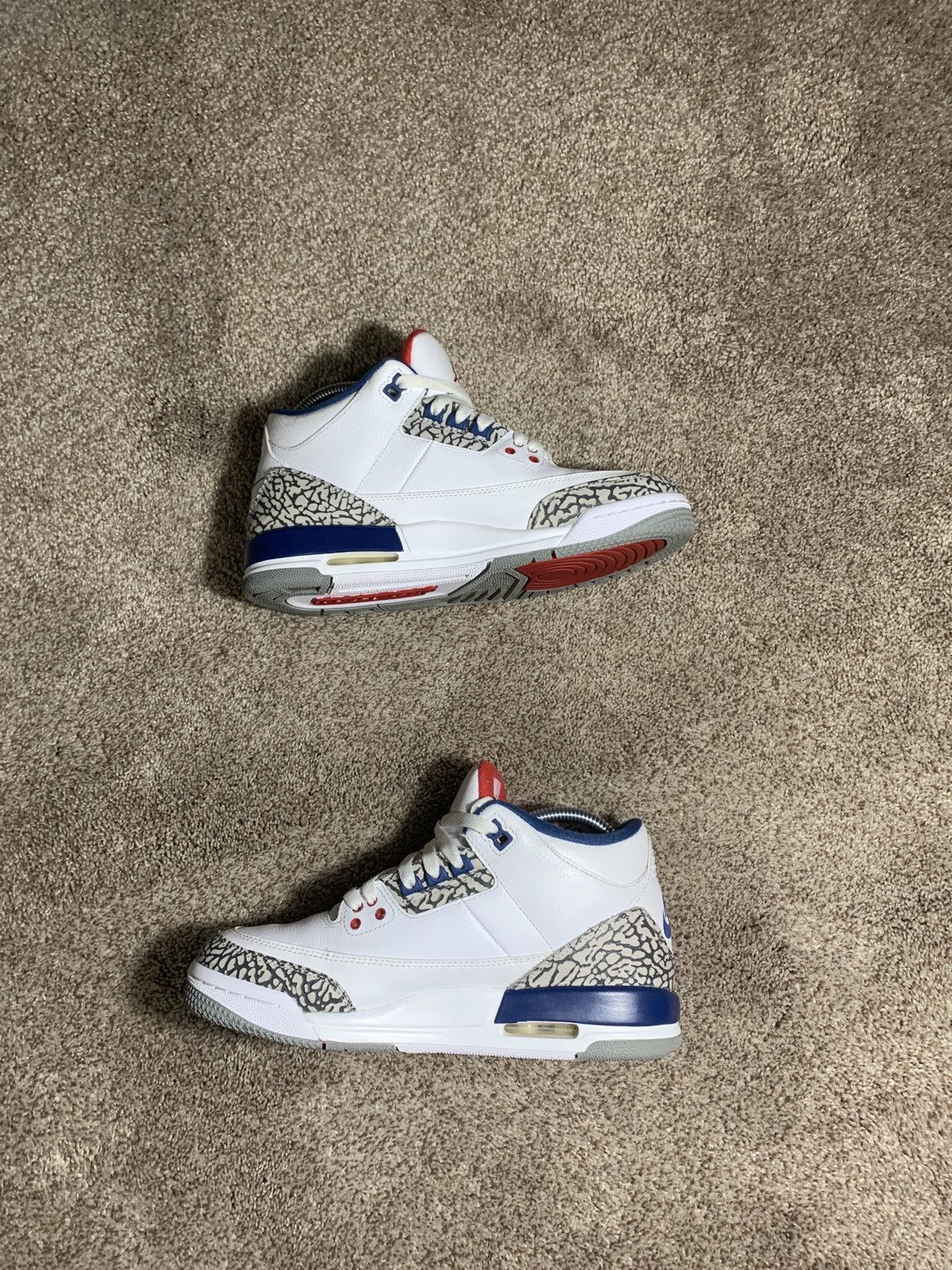 image of Air Jordan 3 Retro OG Bg 2016 Shoes in White, Men's (Size 7)