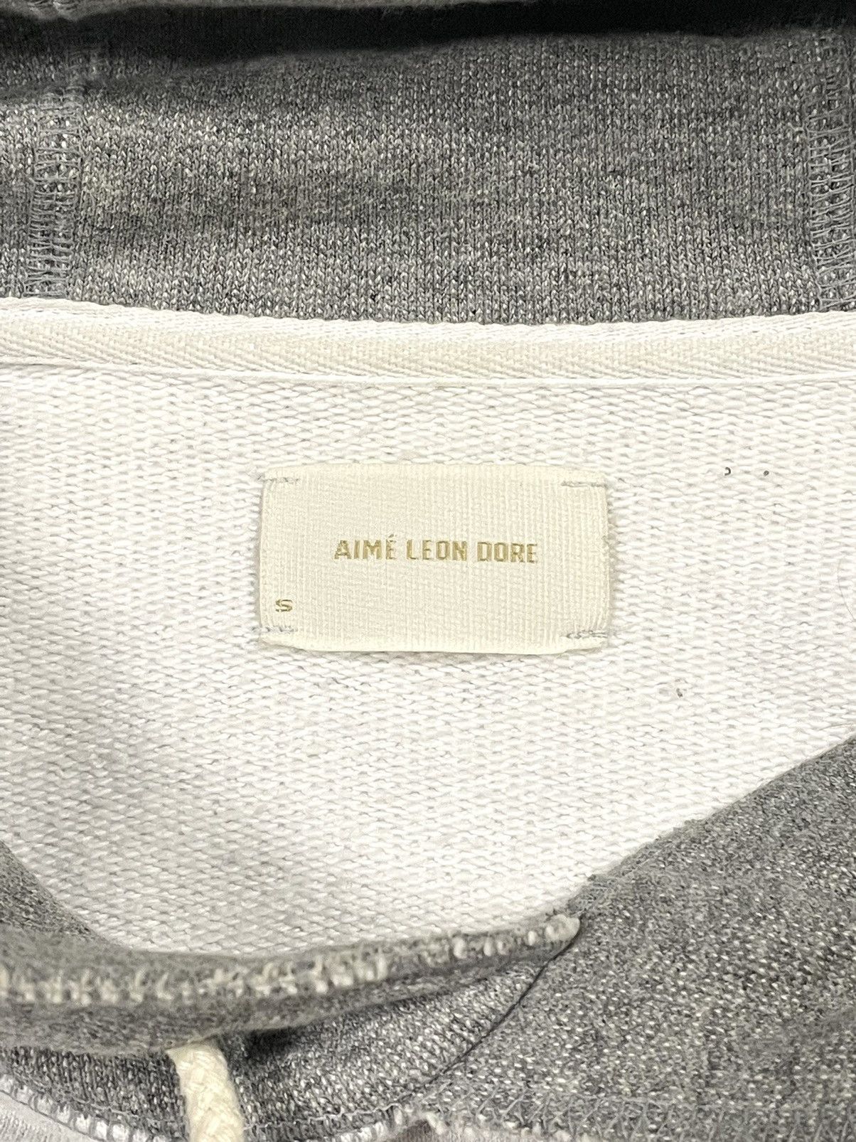 Aime Leon Dore Heather Gray Vertical Pocket Hoodie Size US S / EU 44-46 / 1 - 7 Thumbnail
