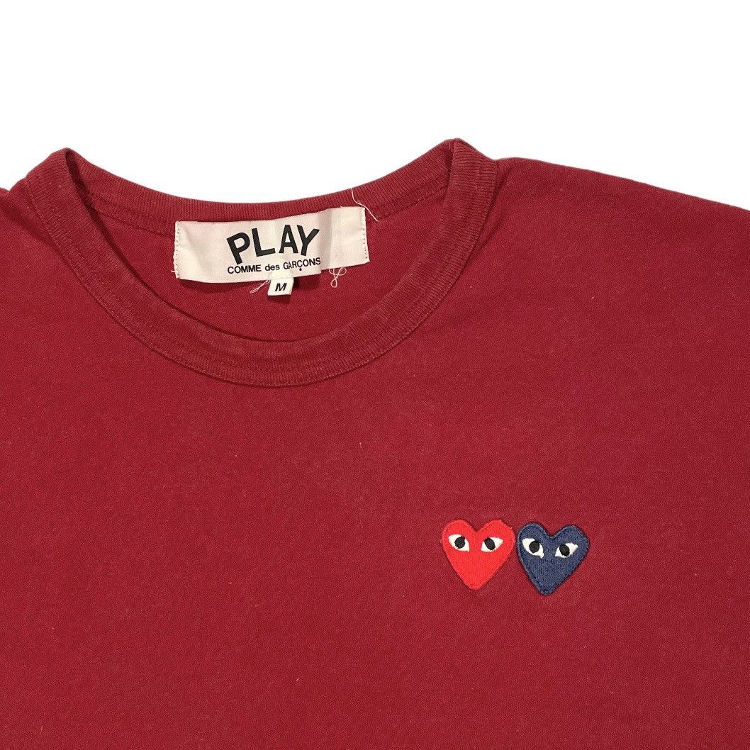 Comme des Garcons PLAY Double Logo Embroidered Shirt Size US M / EU 48-50 / 2 - 3 Thumbnail