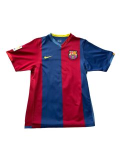 2006-2007 Nike FC Barcelona Home Shirt Jersey FCB Ronaldinho Brazil Unicef