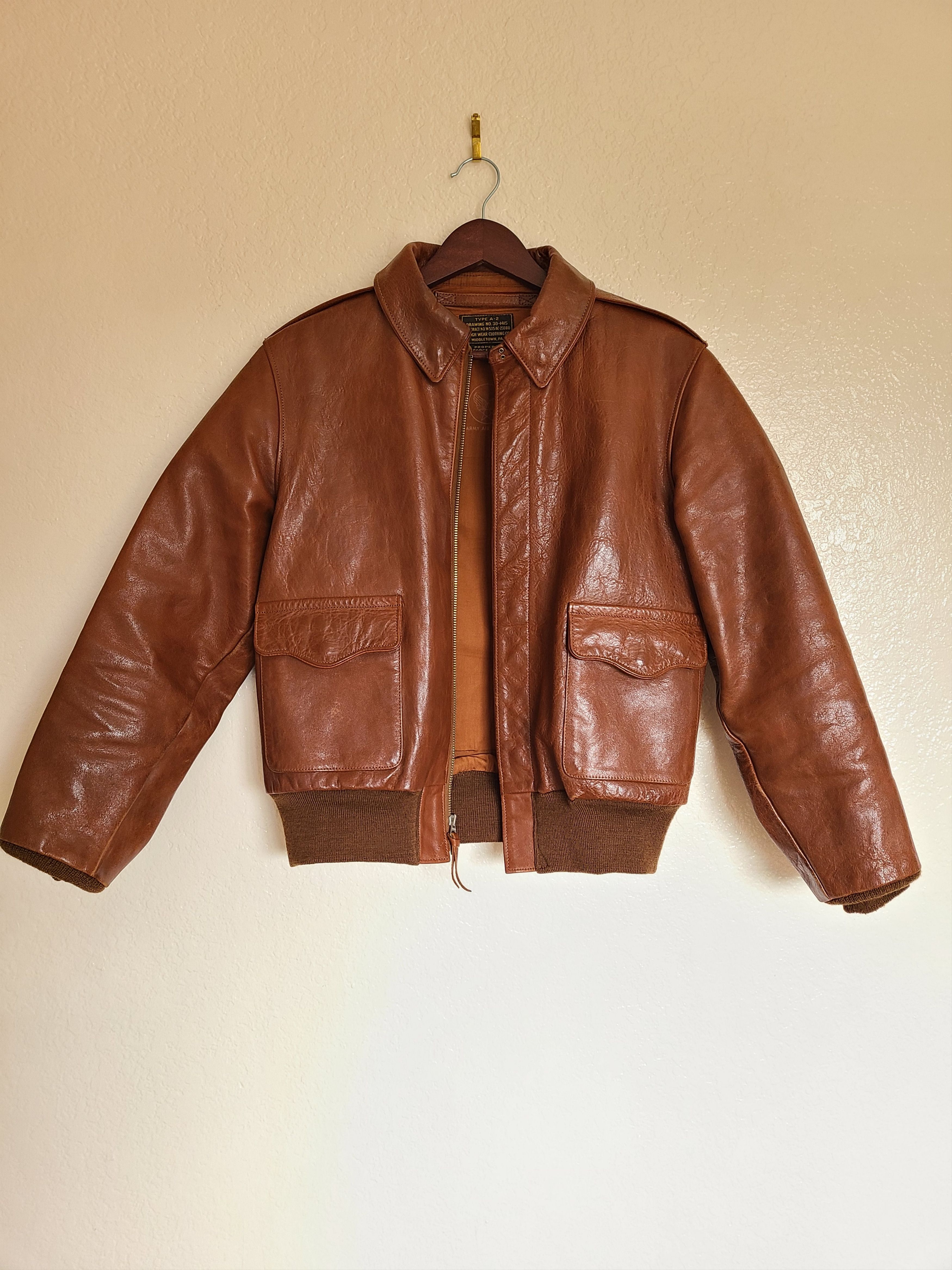 The Real McCoy's A-2 Jacket Russet Horsehide Size US S / EU 44-46 / 1 - 2 Preview
