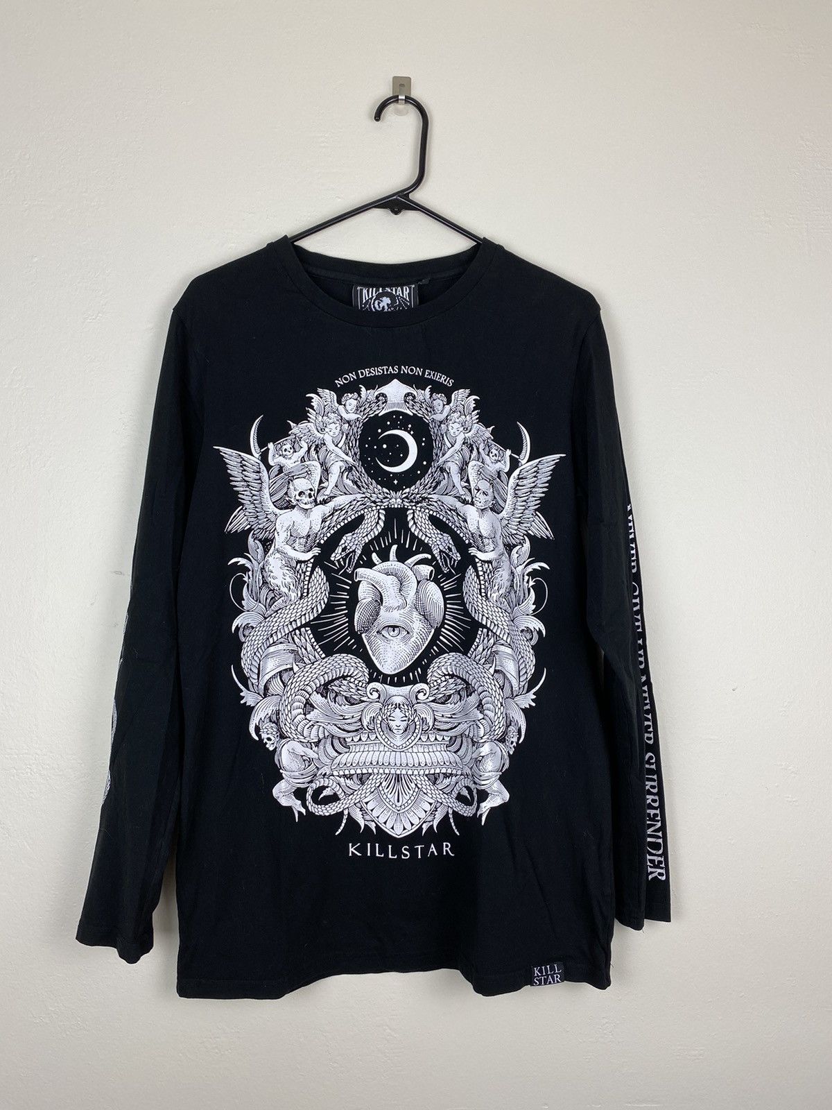 Killstar Killstar Black Long Sleeve Graphic T shirt Size US L / EU 52-54 / 3 - 1 Thumbnail