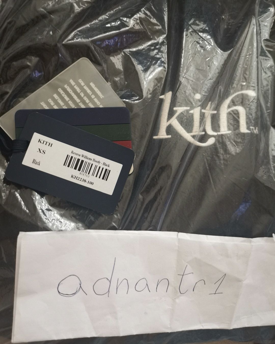 Kith Kith Reverse Williams Hoodie - Black Size US XS / EU 42 / 0 - 3 Thumbnail