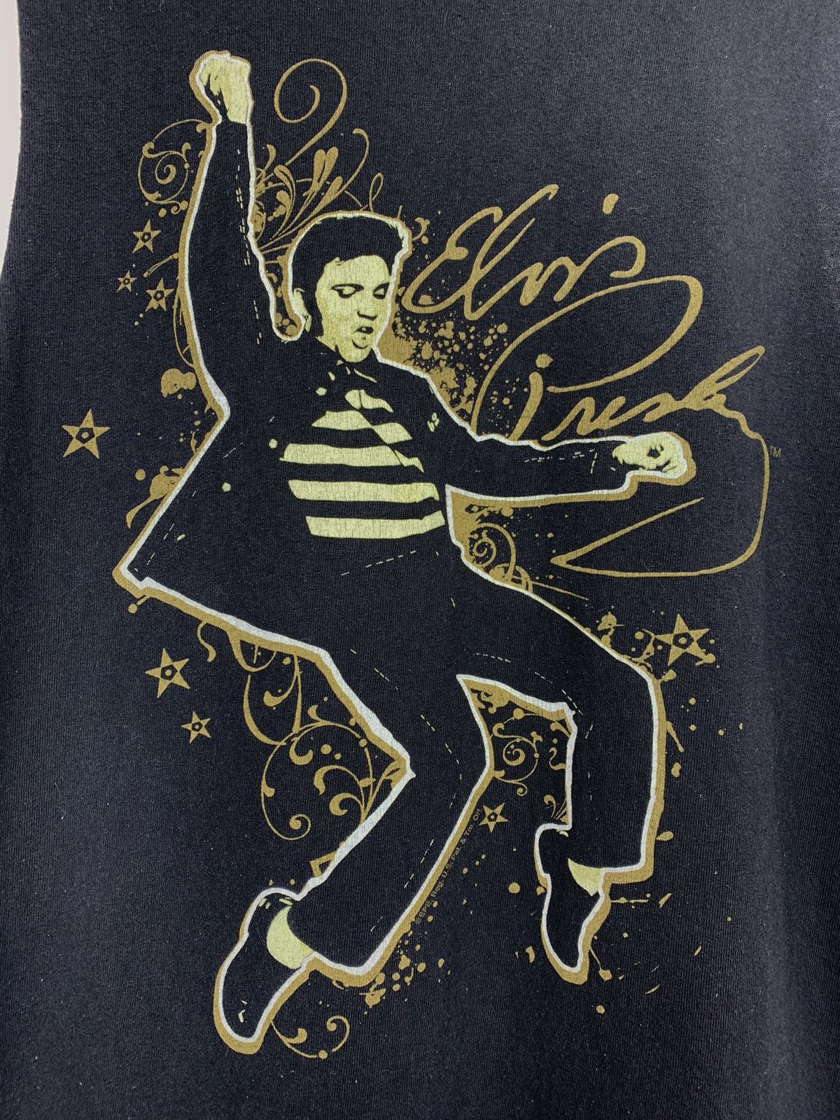 Band Tees × Liquid Blue × Vintage Elvis Presley Graceland Rock n Roll Blues Liquid Blue 90s Size US L / EU 52-54 / 3 - 5 Thumbnail