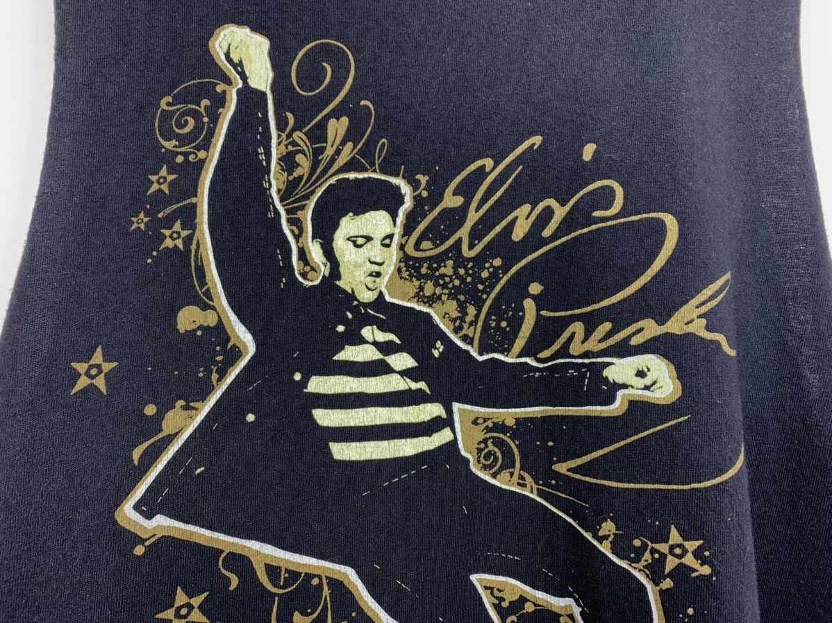 Band Tees × Liquid Blue × Vintage Elvis Presley Graceland Rock n Roll Blues Liquid Blue 90s Size US L / EU 52-54 / 3 - 7 Thumbnail