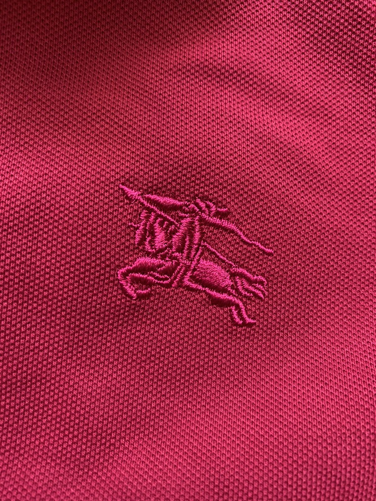 Burberry × Designer Burberry Brit M pink long sleeve button up sweatshirt polo Size M / US 6-8 / IT 42-44 - 6 Thumbnail