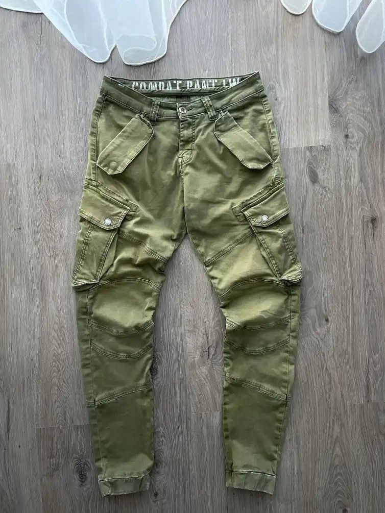 Vintage Alpha Industries Y2K Green Cargo Pants